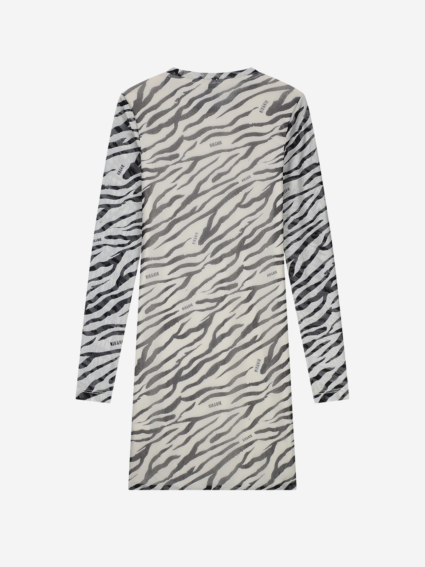 Zebra Mesh Dress