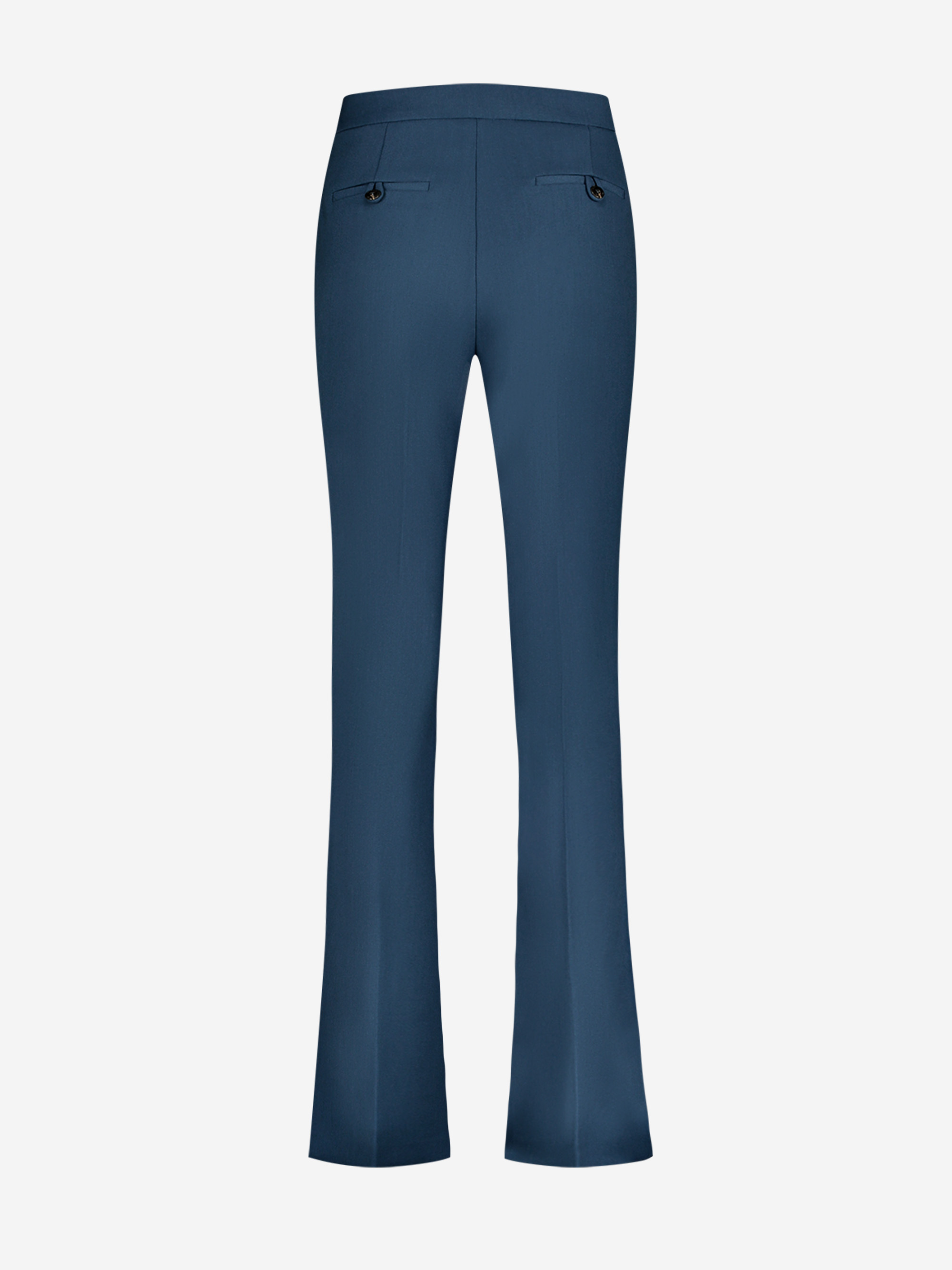 Flared high rise trousers