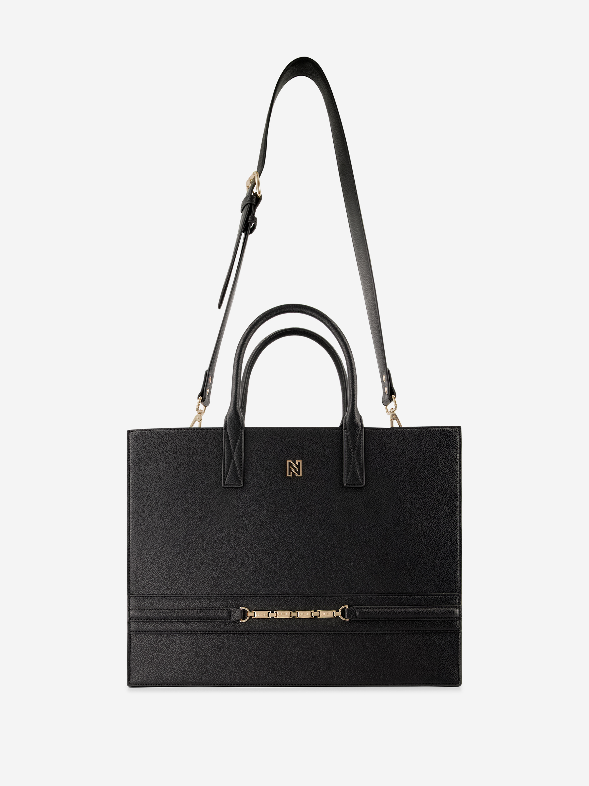 Large shopper with chain detail
