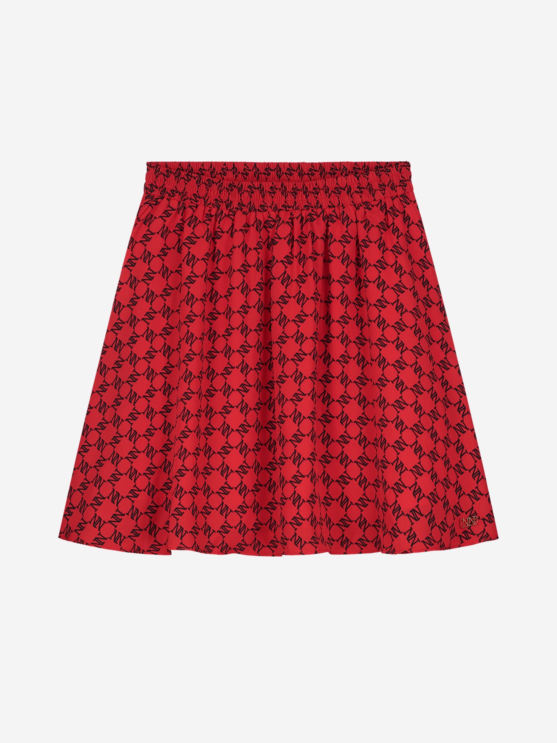 A-LINE SKIRT WITH All over N&N print 