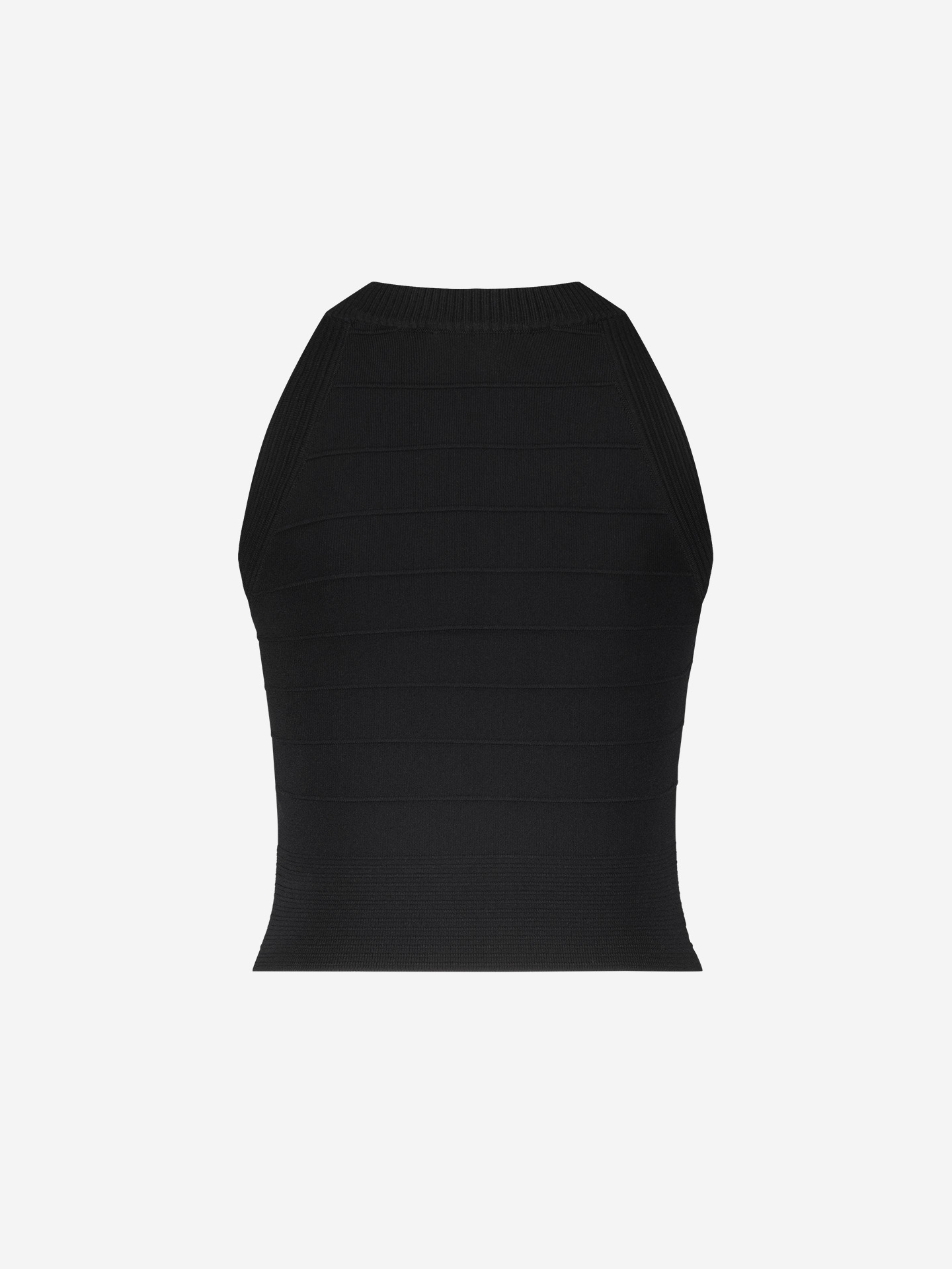 Fitted top with seam accents