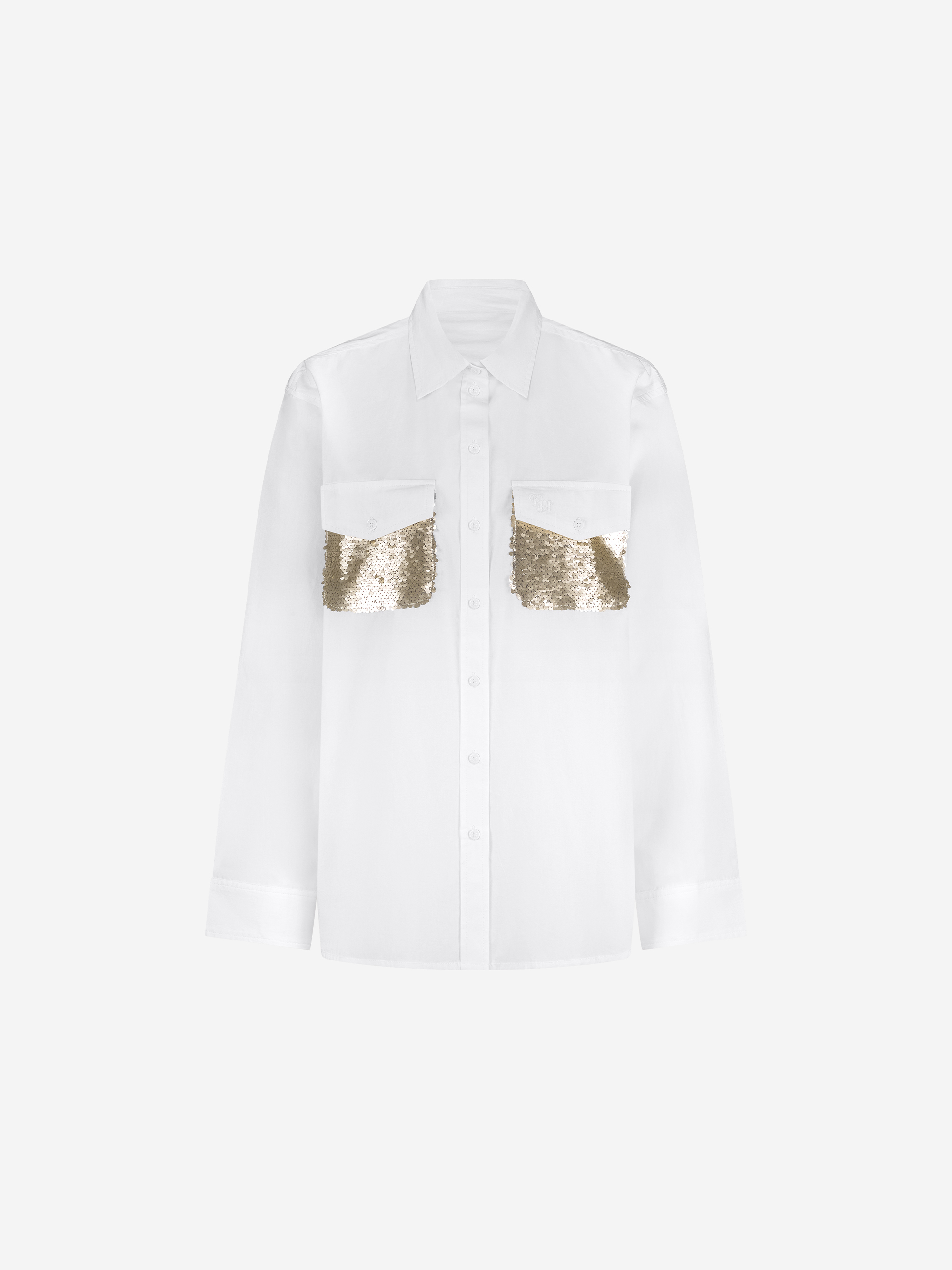 Blouse met pailletten detail