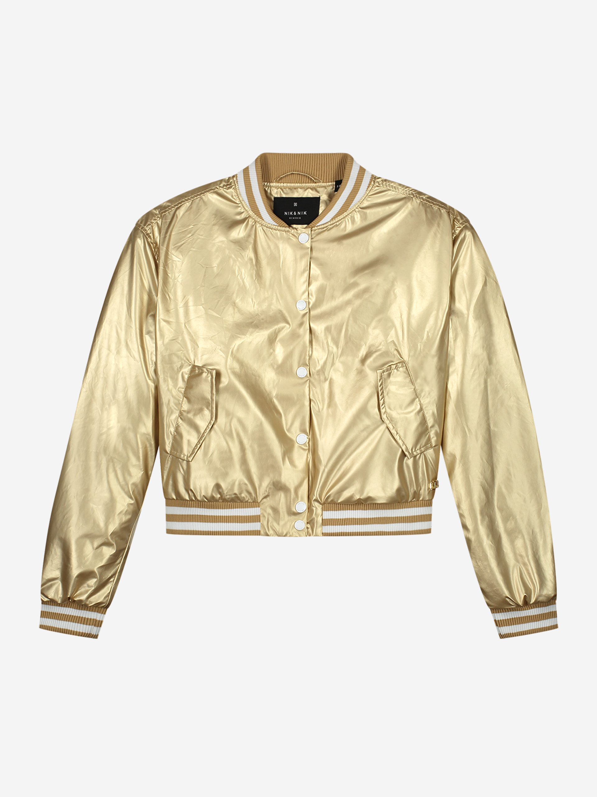 Golden bomber jacket