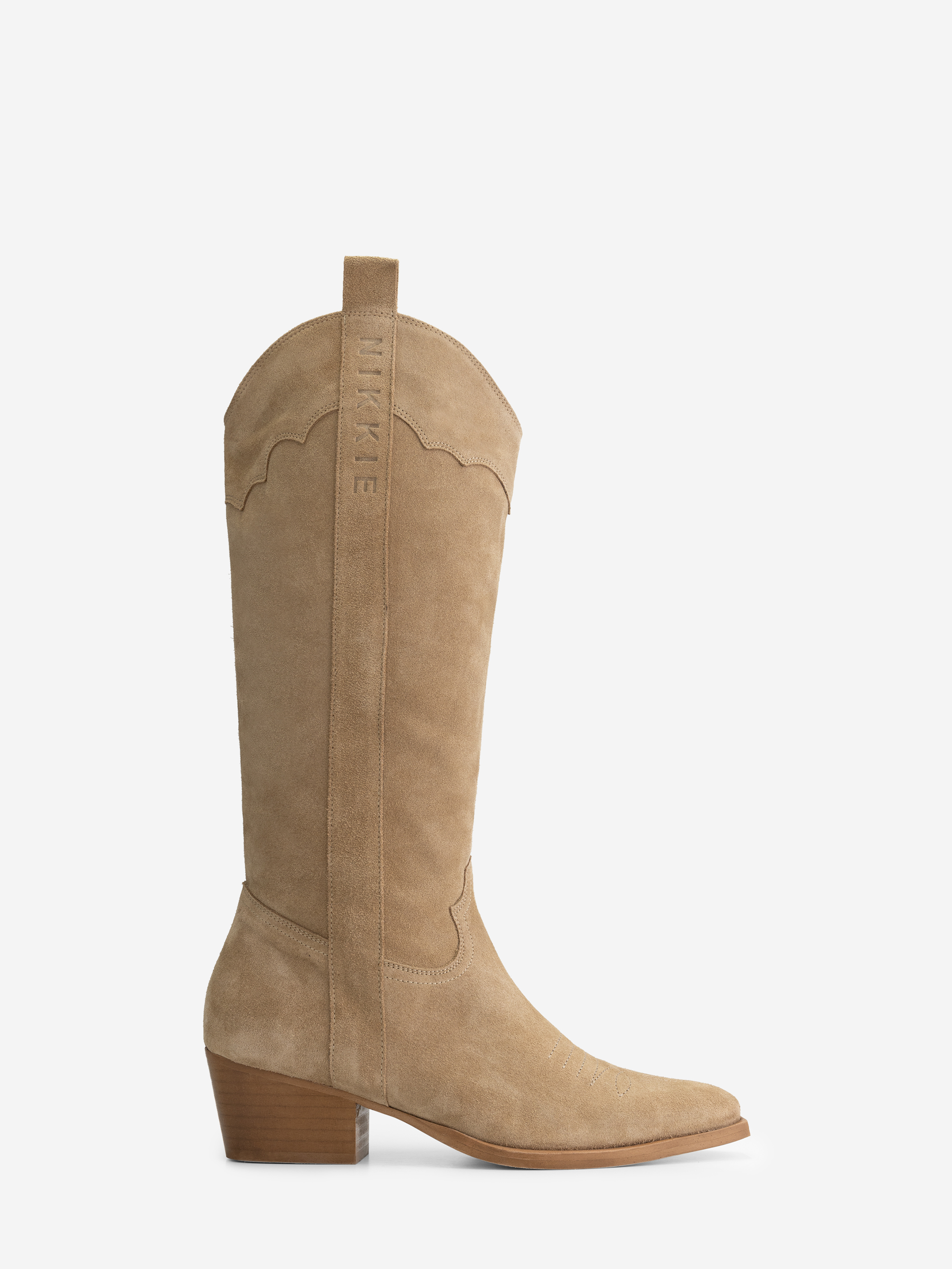 Danique Suede Cowboy Boots