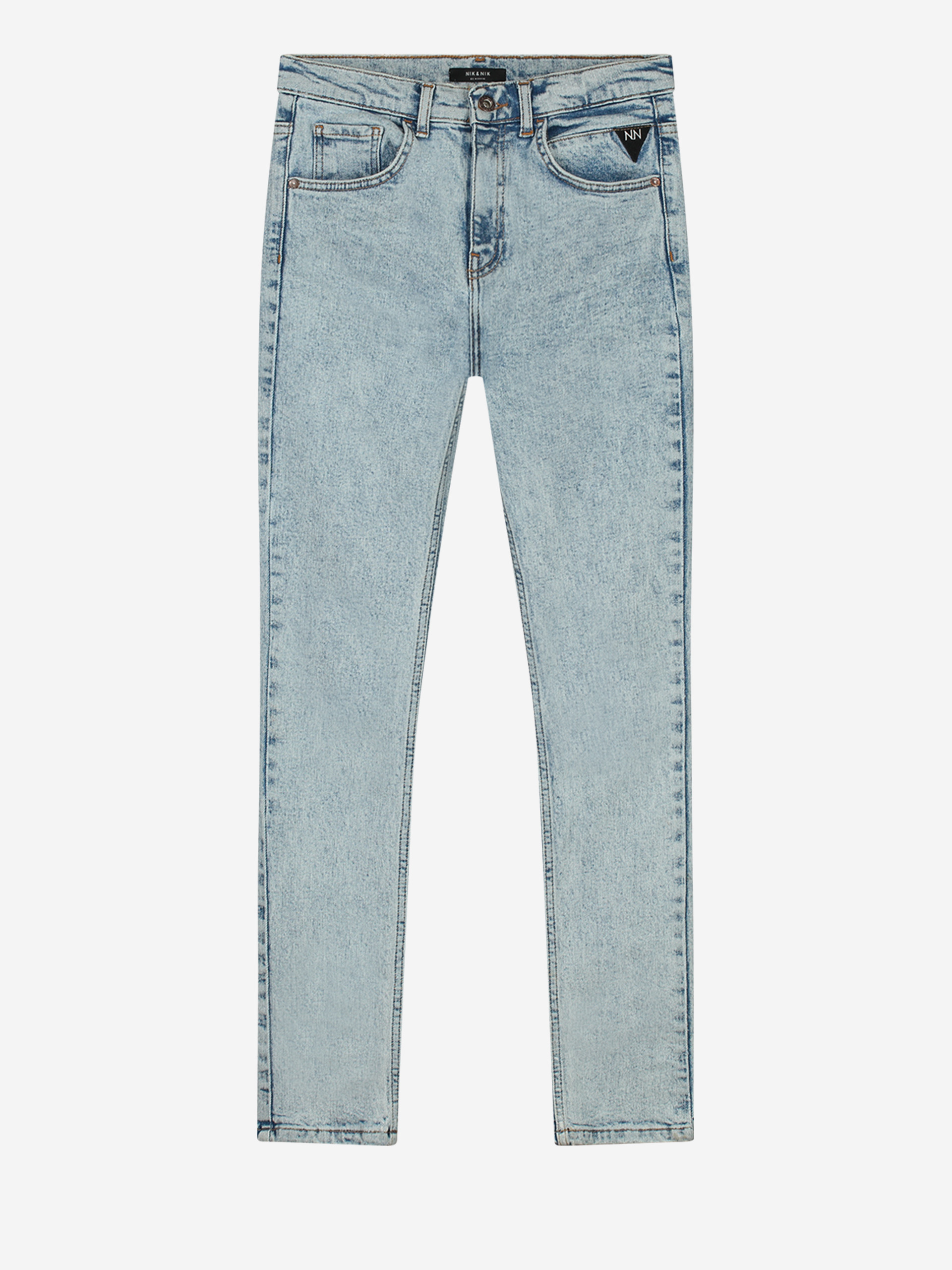 Regular denim jeans met middelhoge taille 