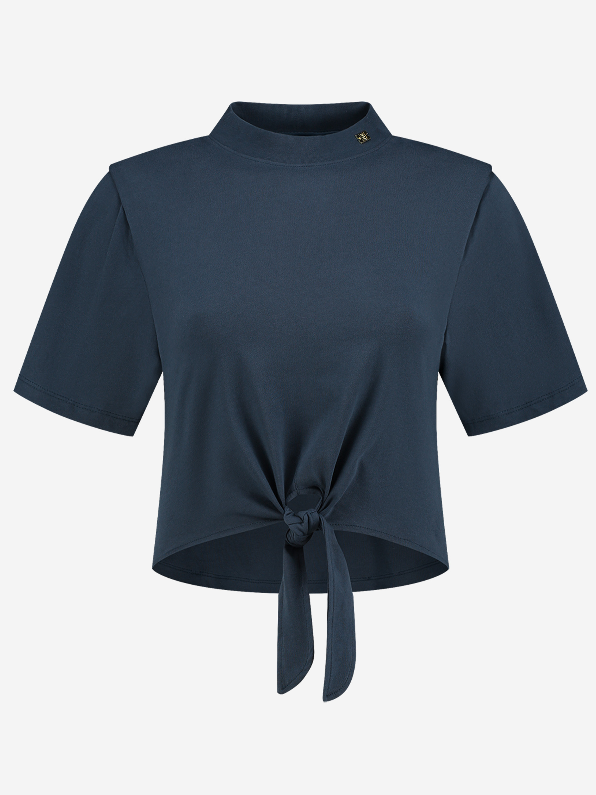 T-shirt met knoop 