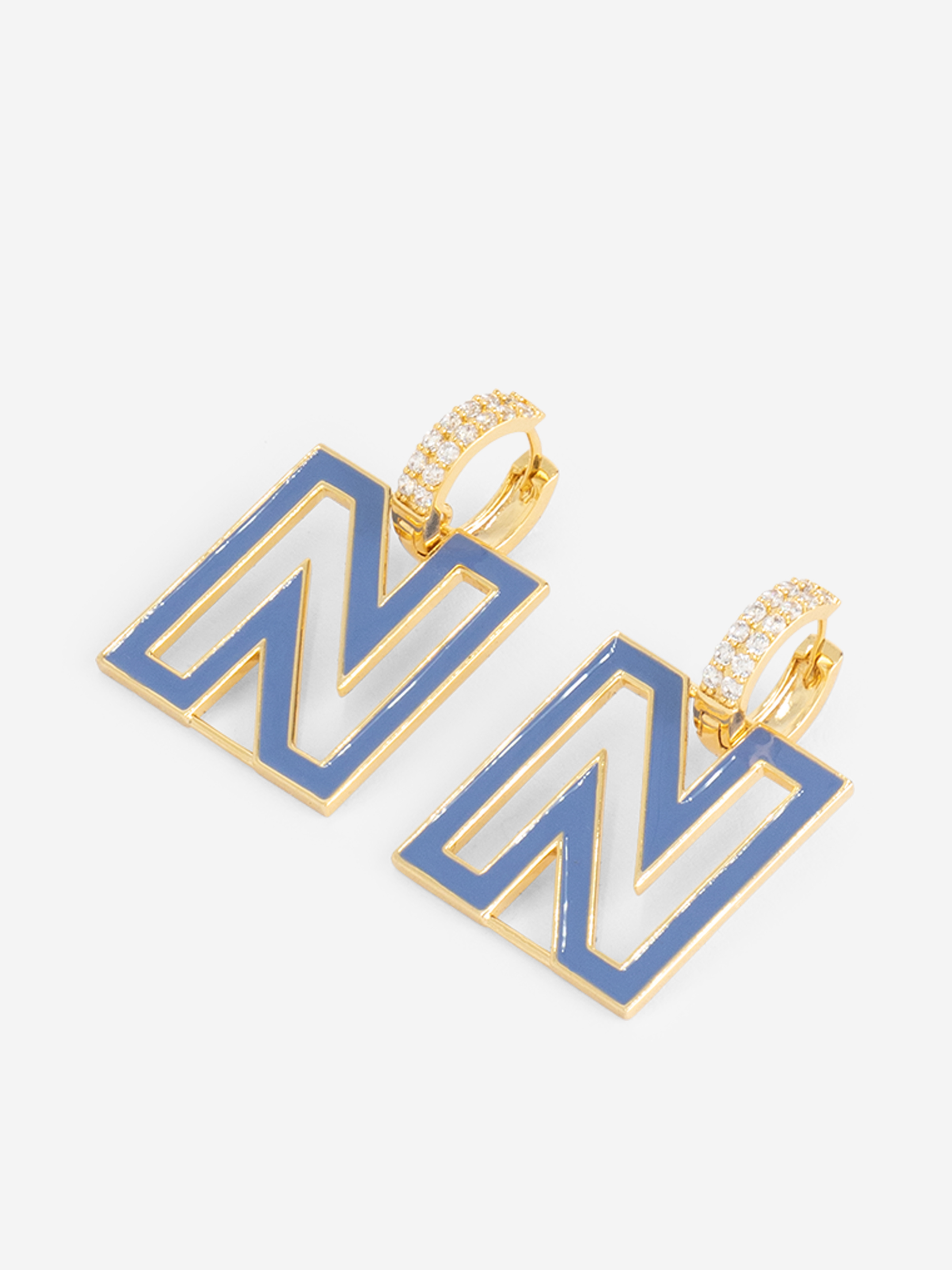 Candy Strass Logo Earrings