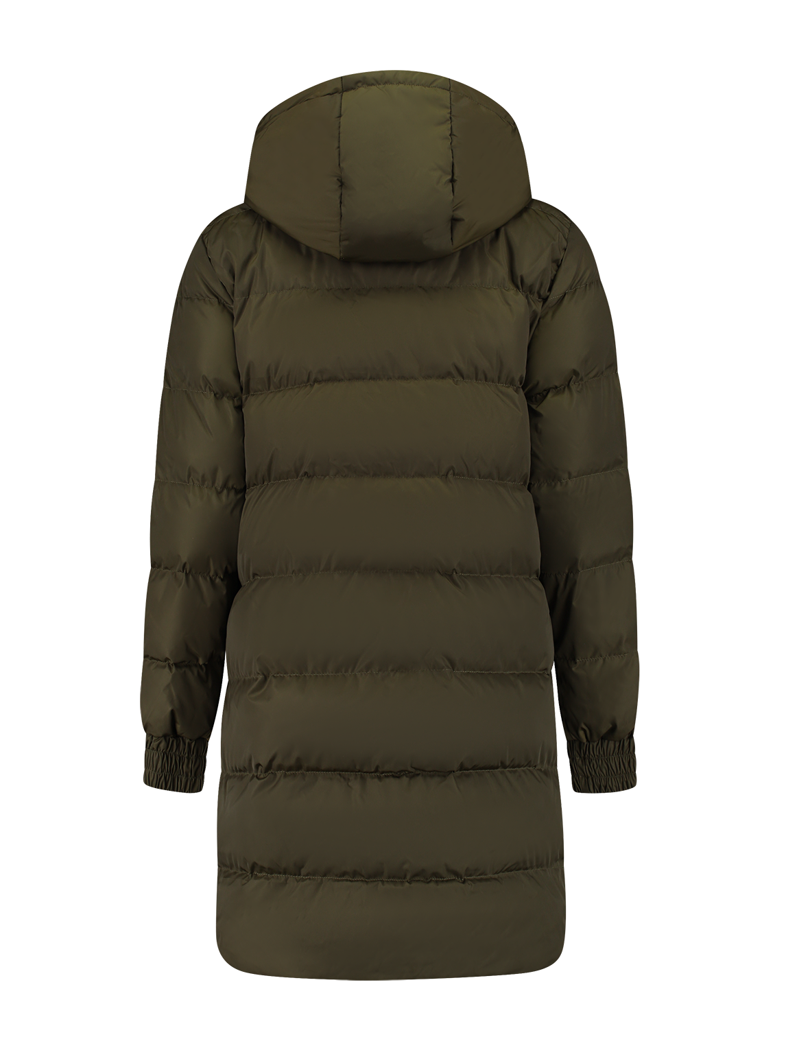 Long Puffer Coat with hood 