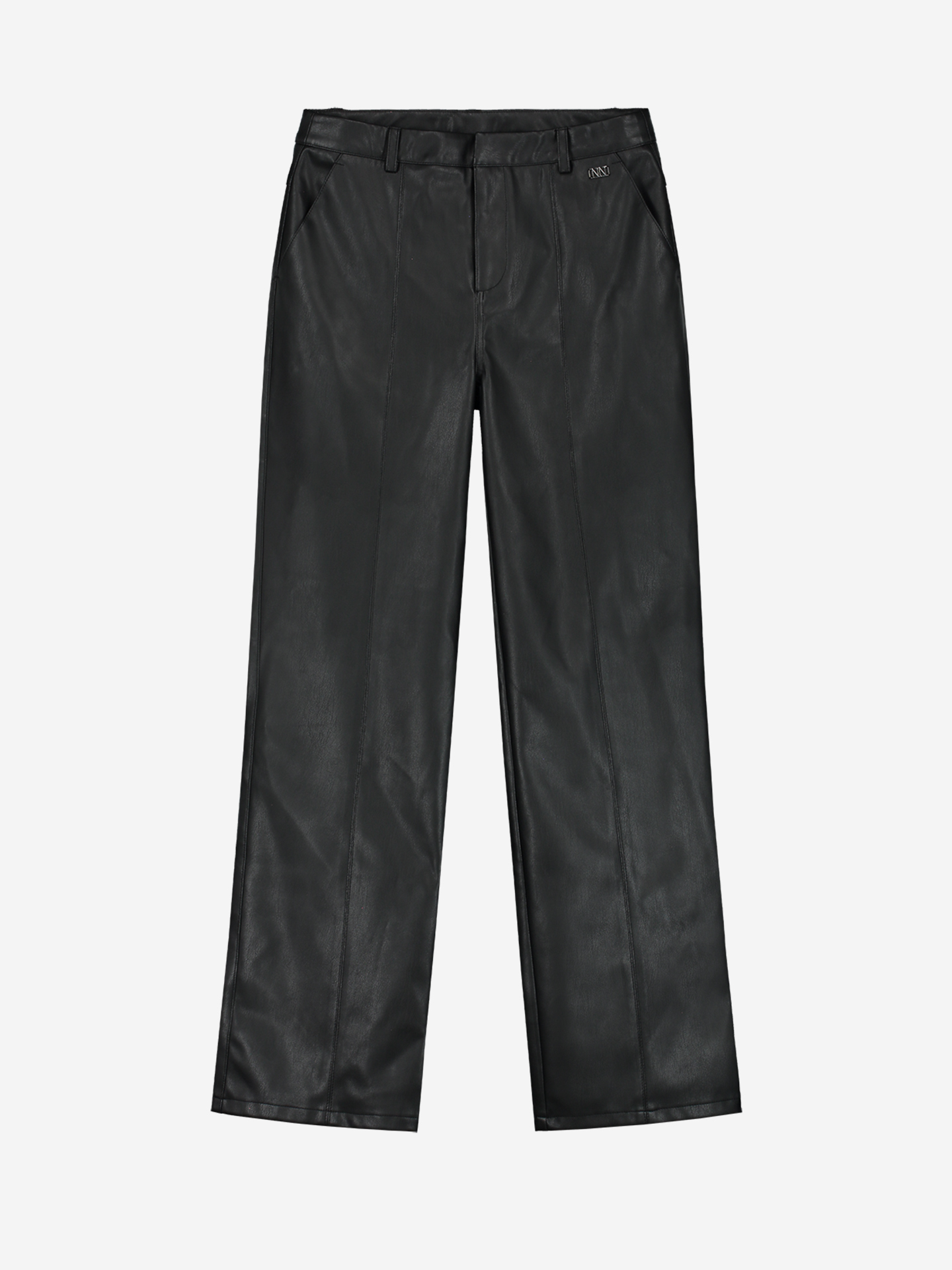 Straight trousers with mid rise