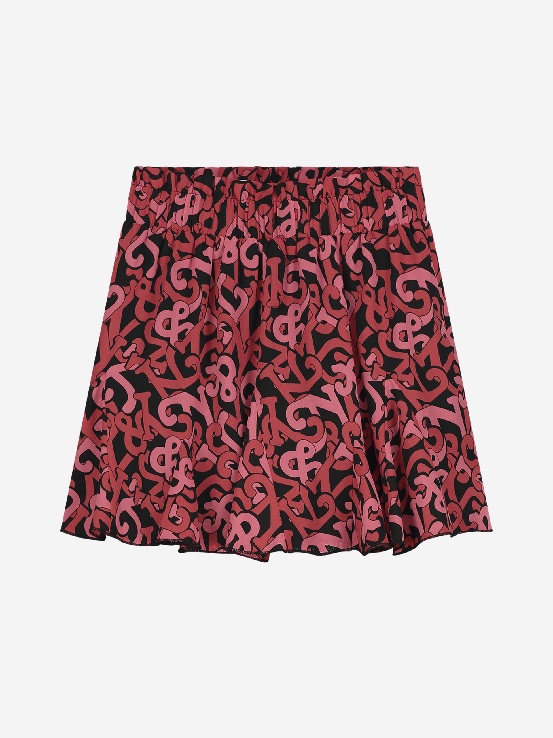 Skirt with graphic print