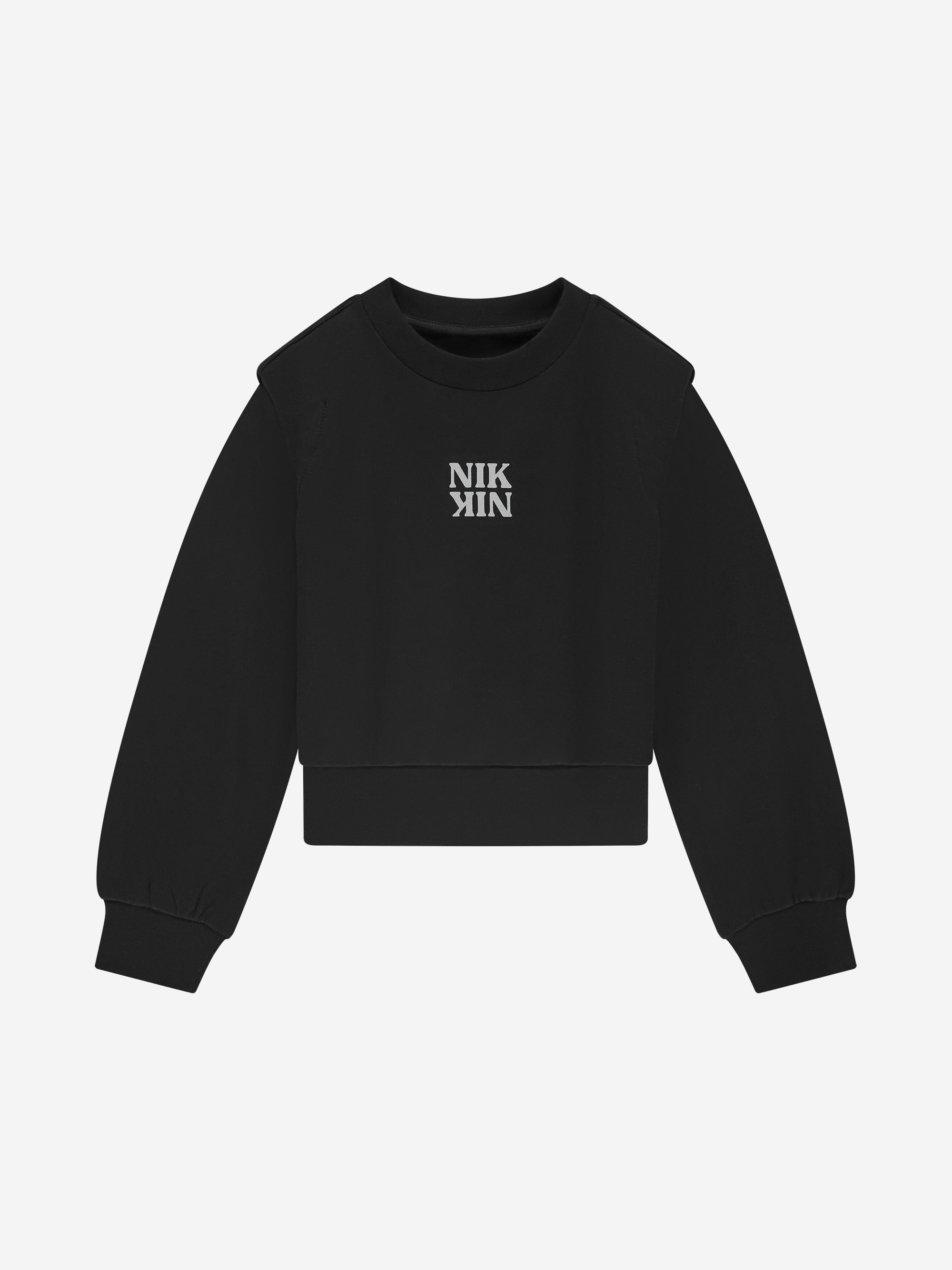 Trui met NIK&NIK logo en quote op achterzijde
