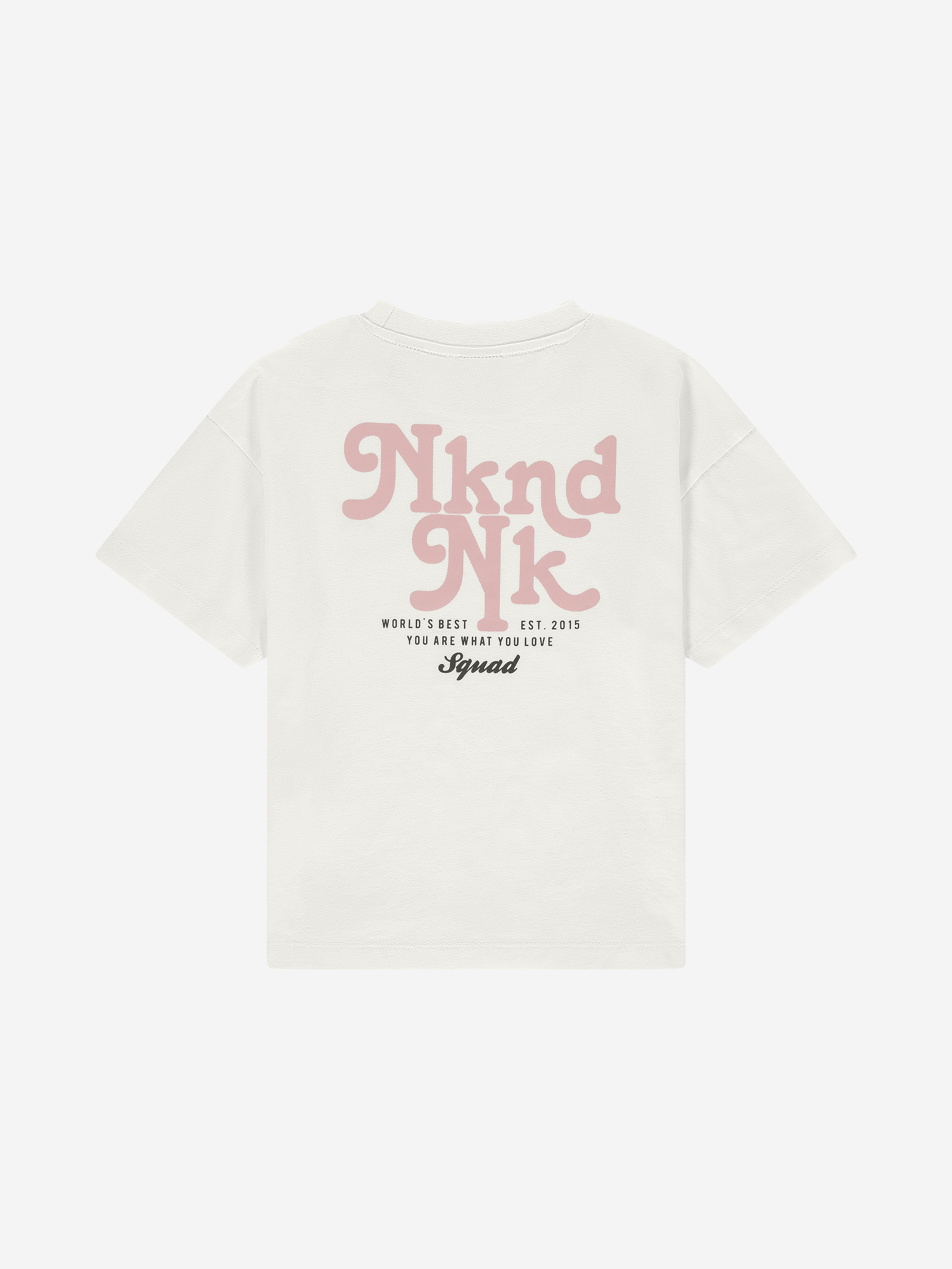 T-shirt met NIK&NIK print op achterkant