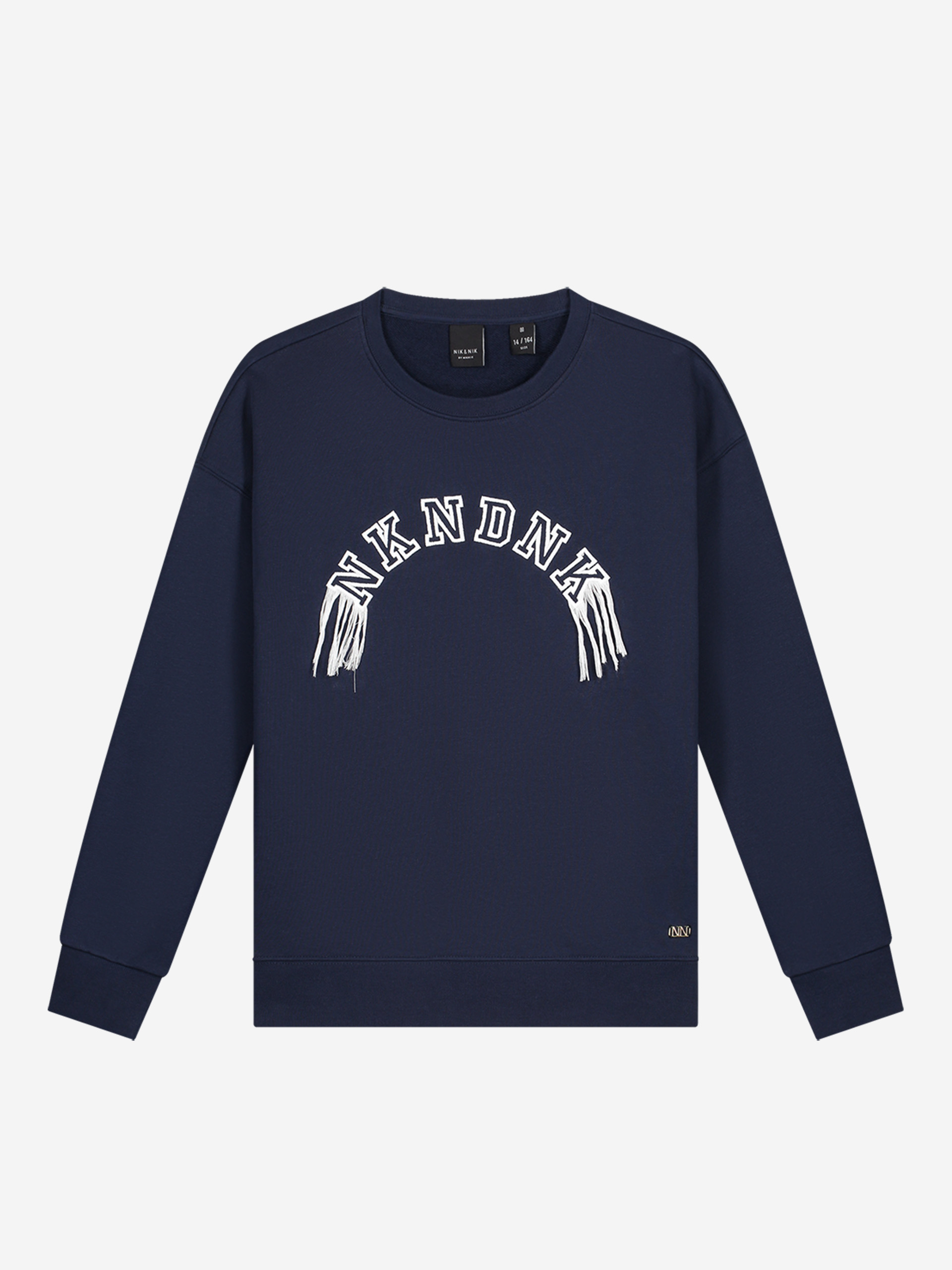 Sweater with round logo 