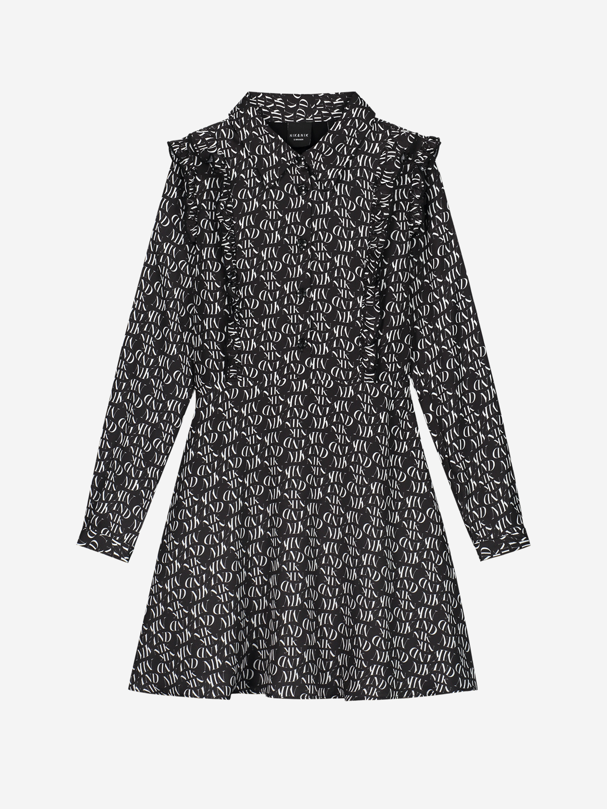 Dress with all over print