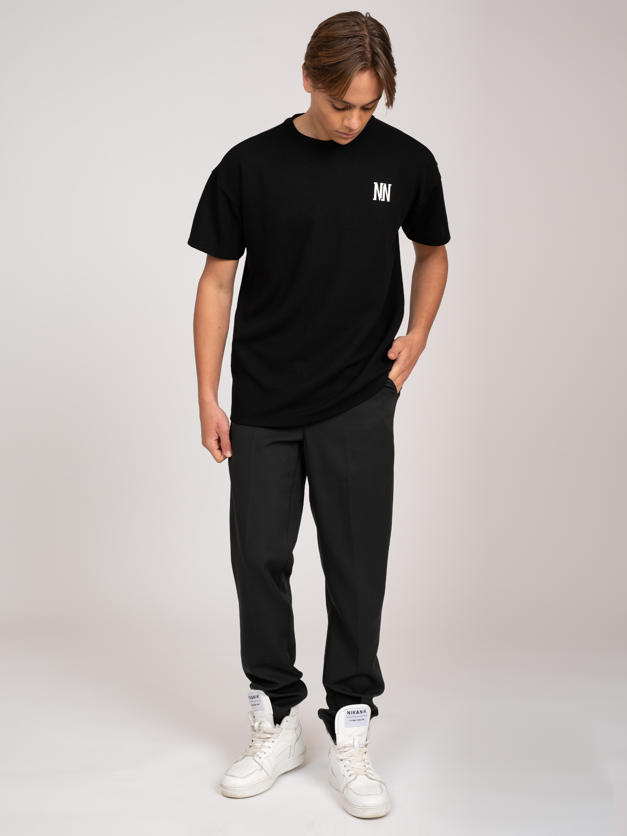 Low rise trousers