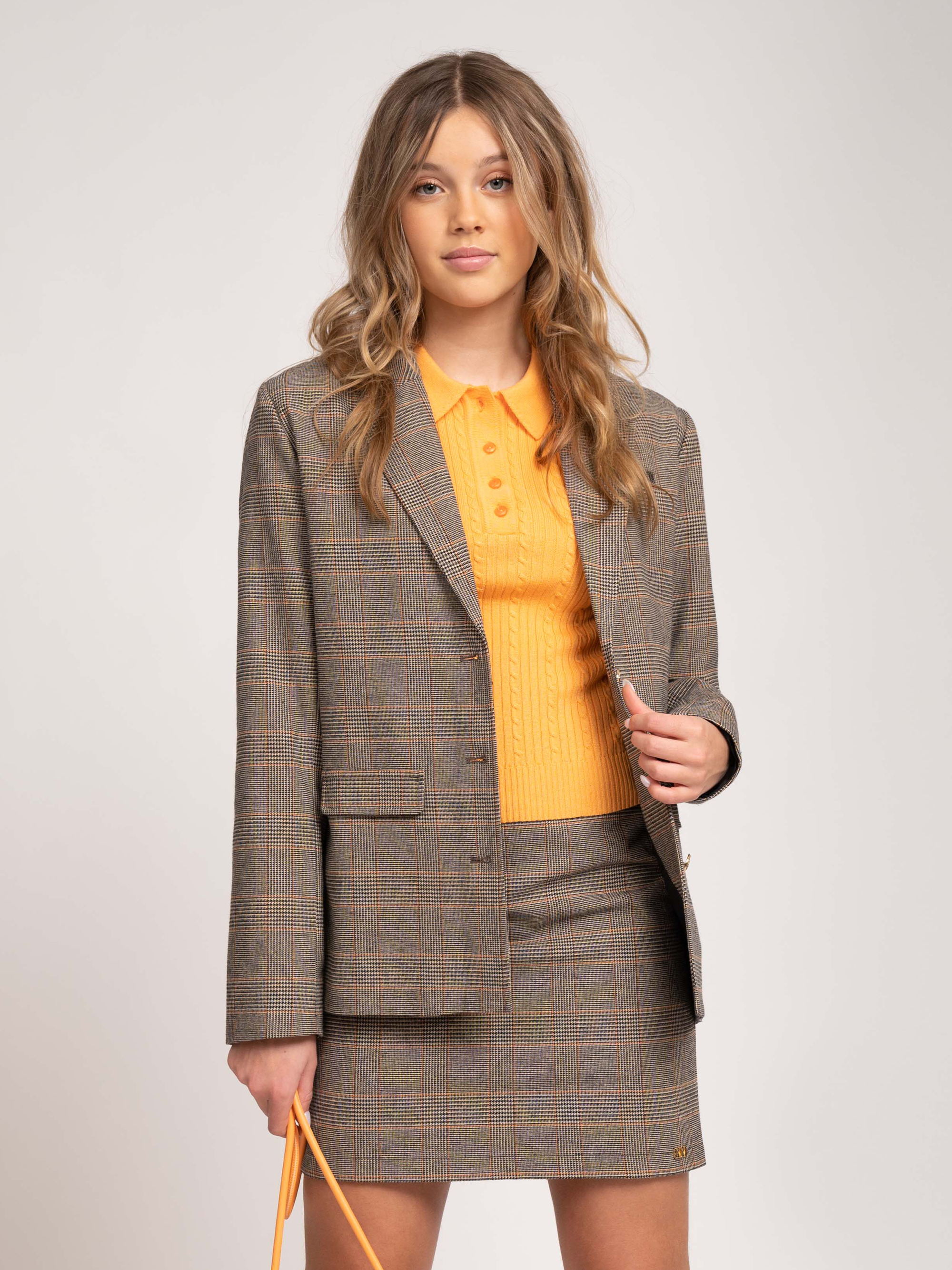 Geruite blazer