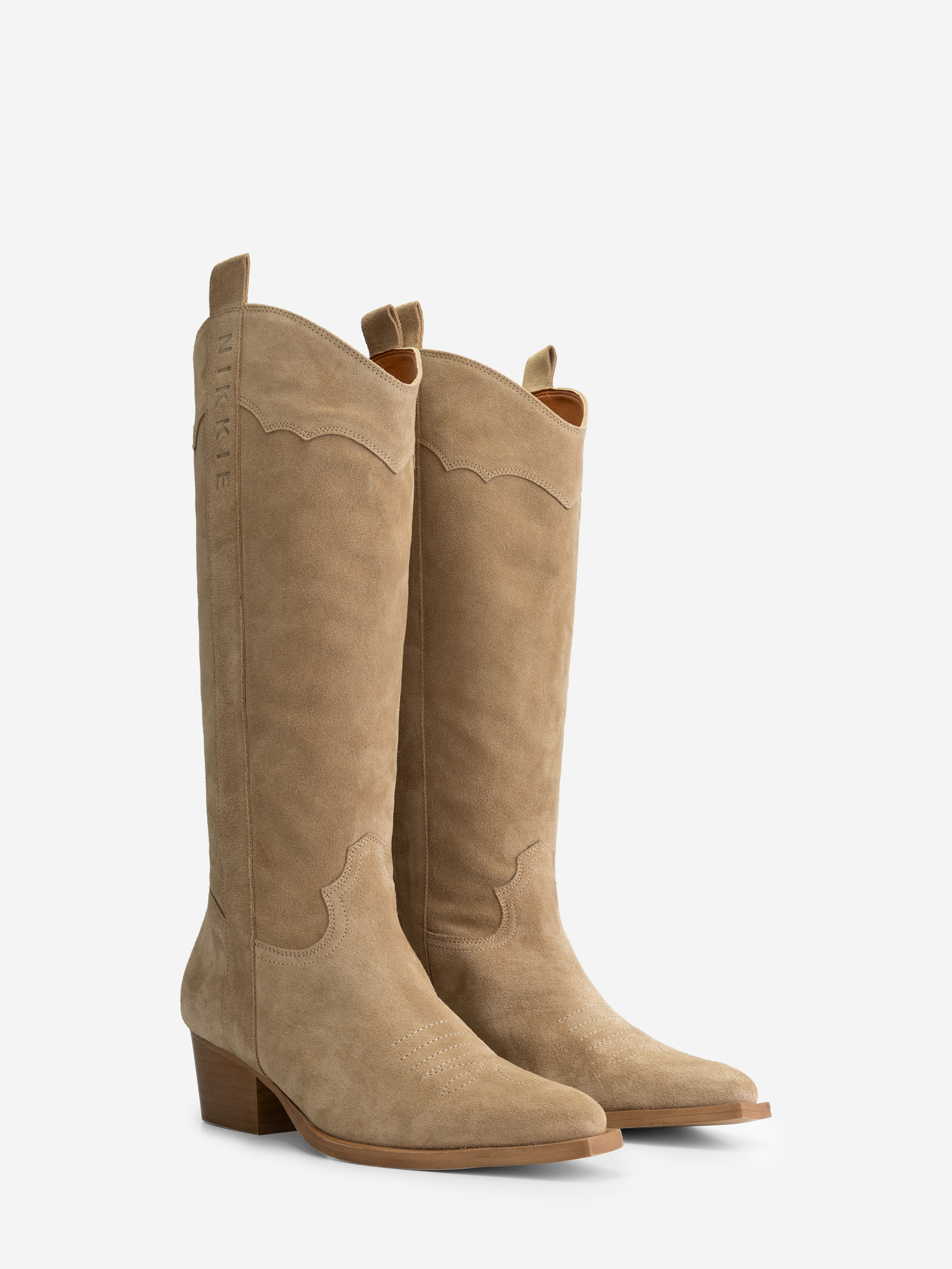 Danique Suede Cowboy Boots