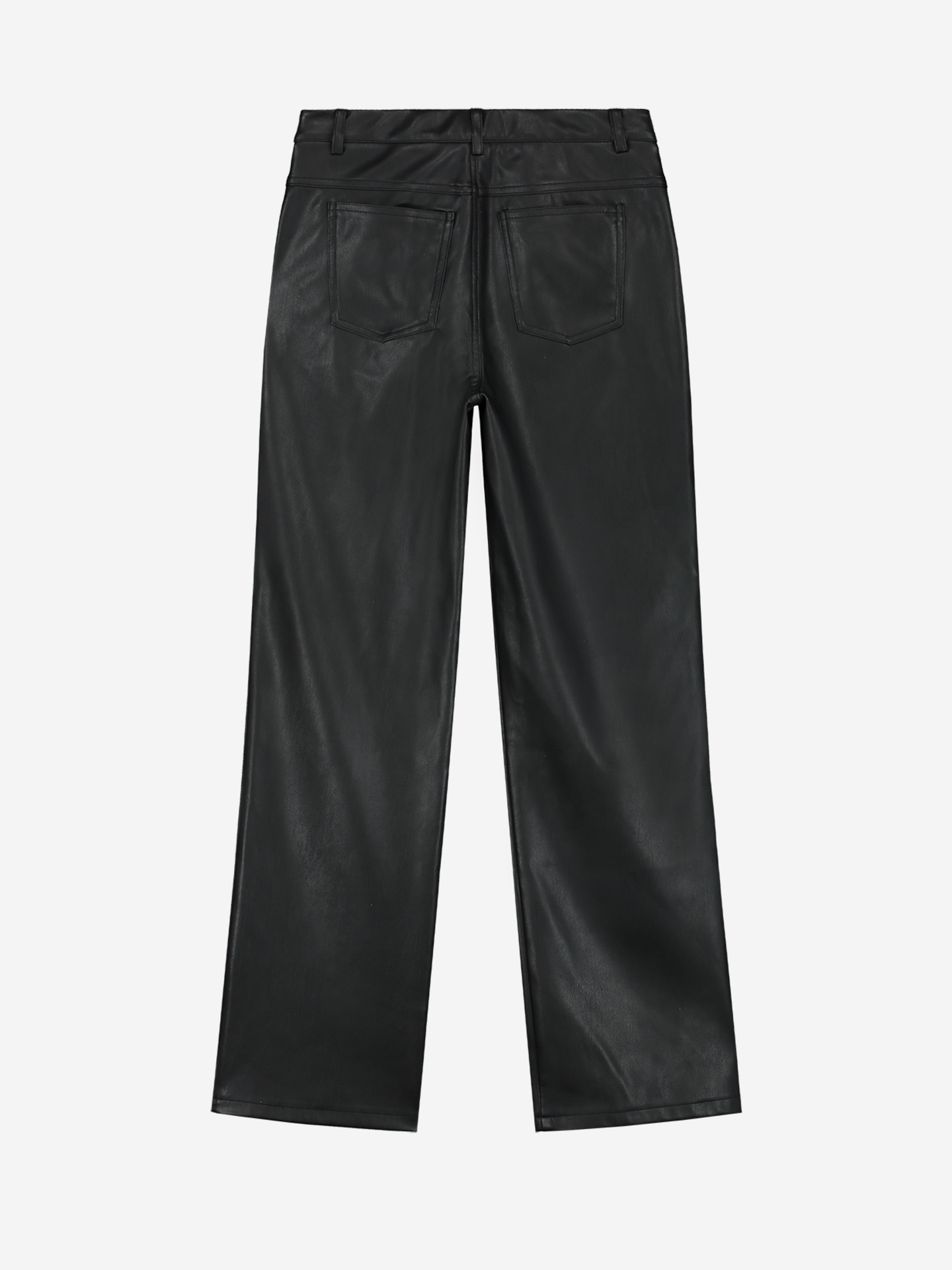 Straight trousers with mid rise