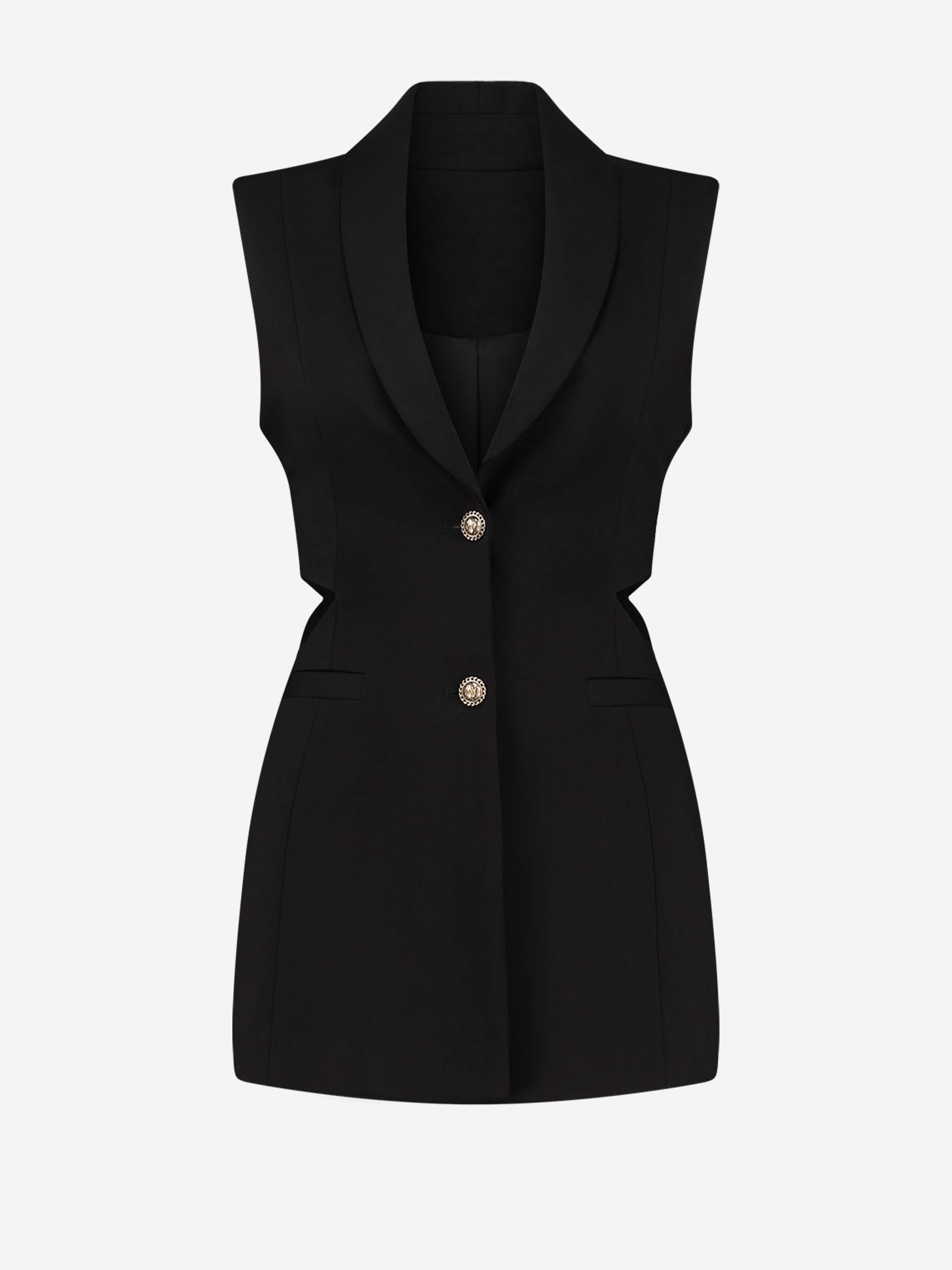 Gilet met cut-outs