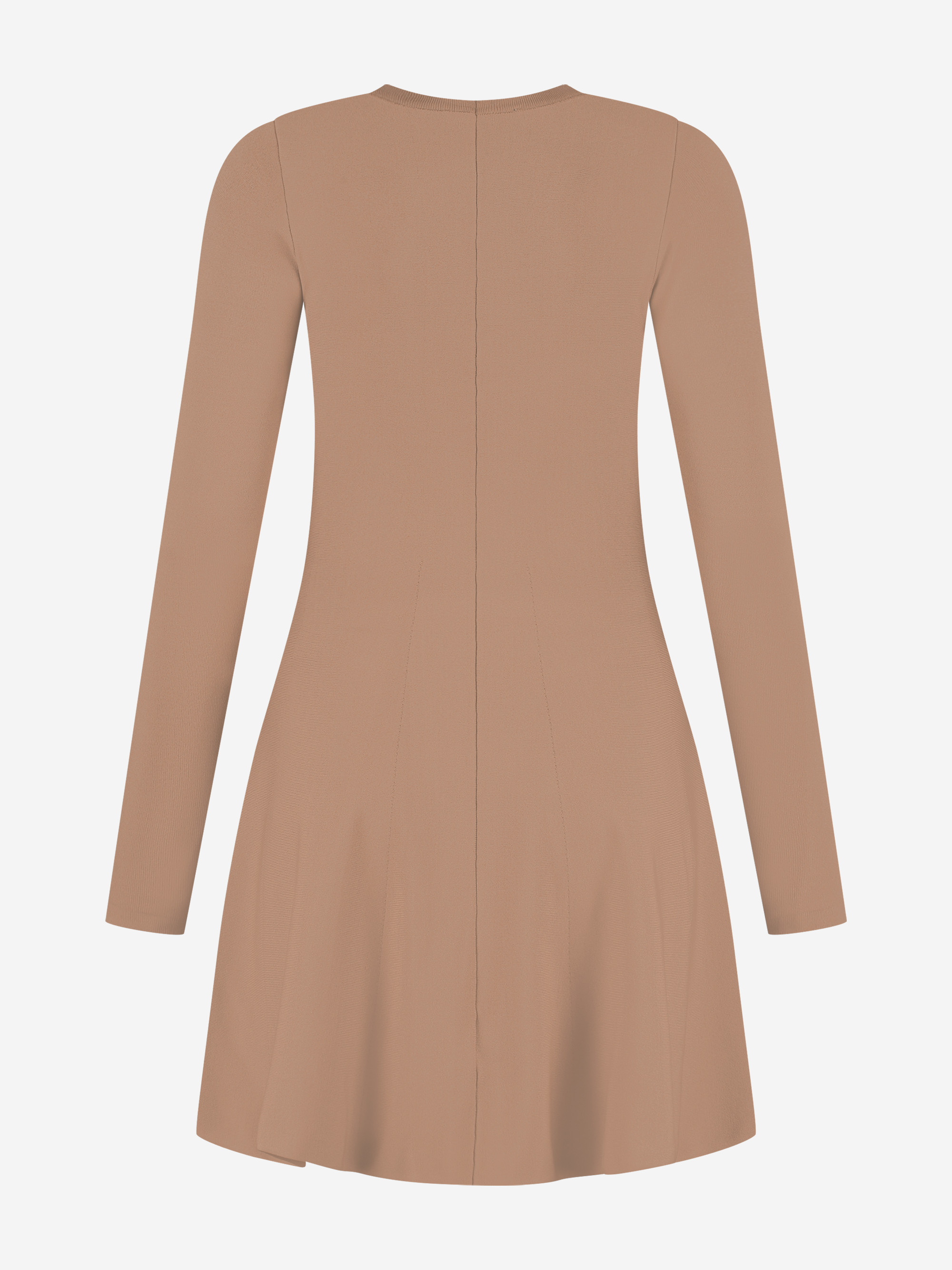 A-line dress with long sleeves
