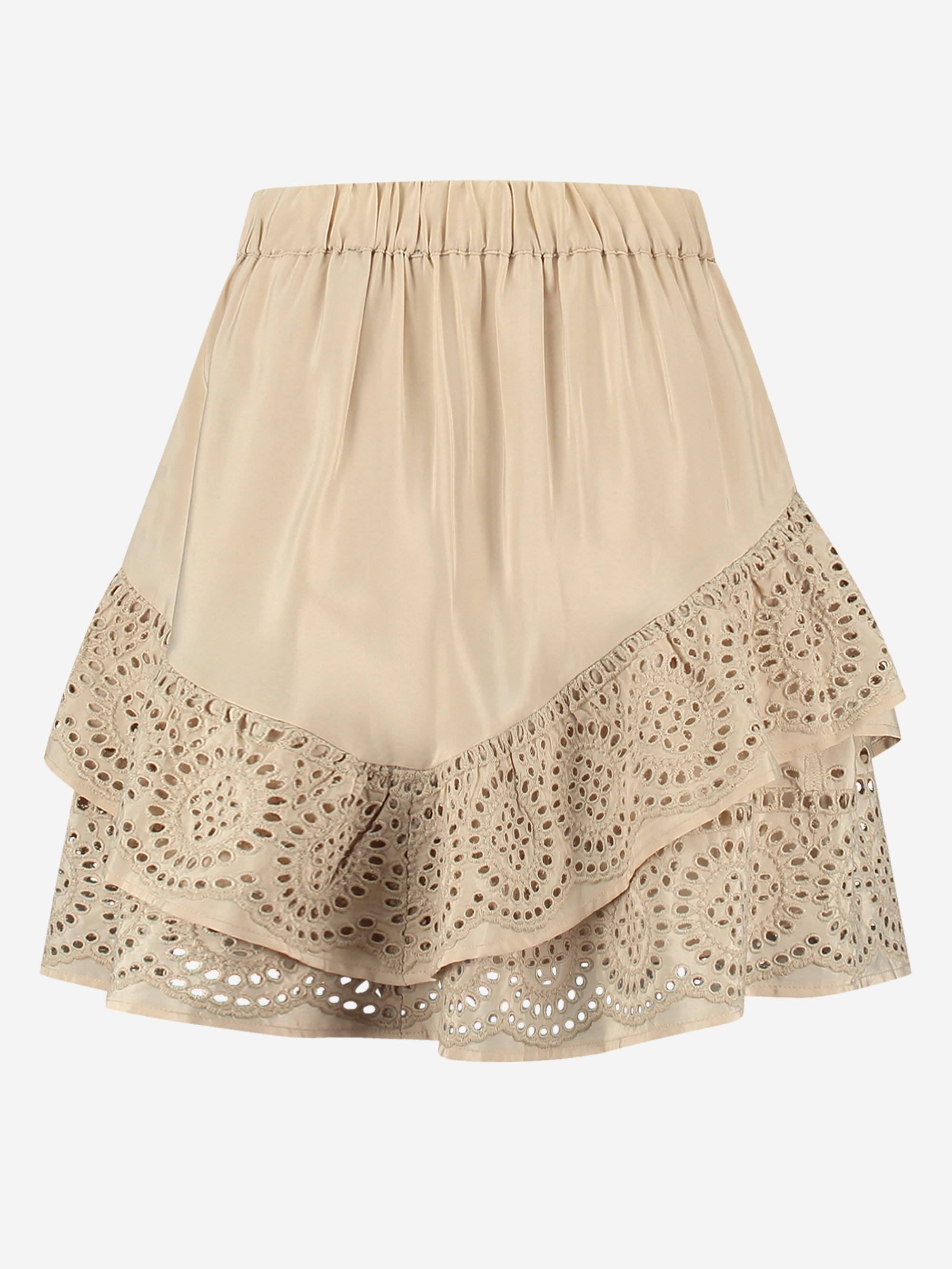 Skirt with lace