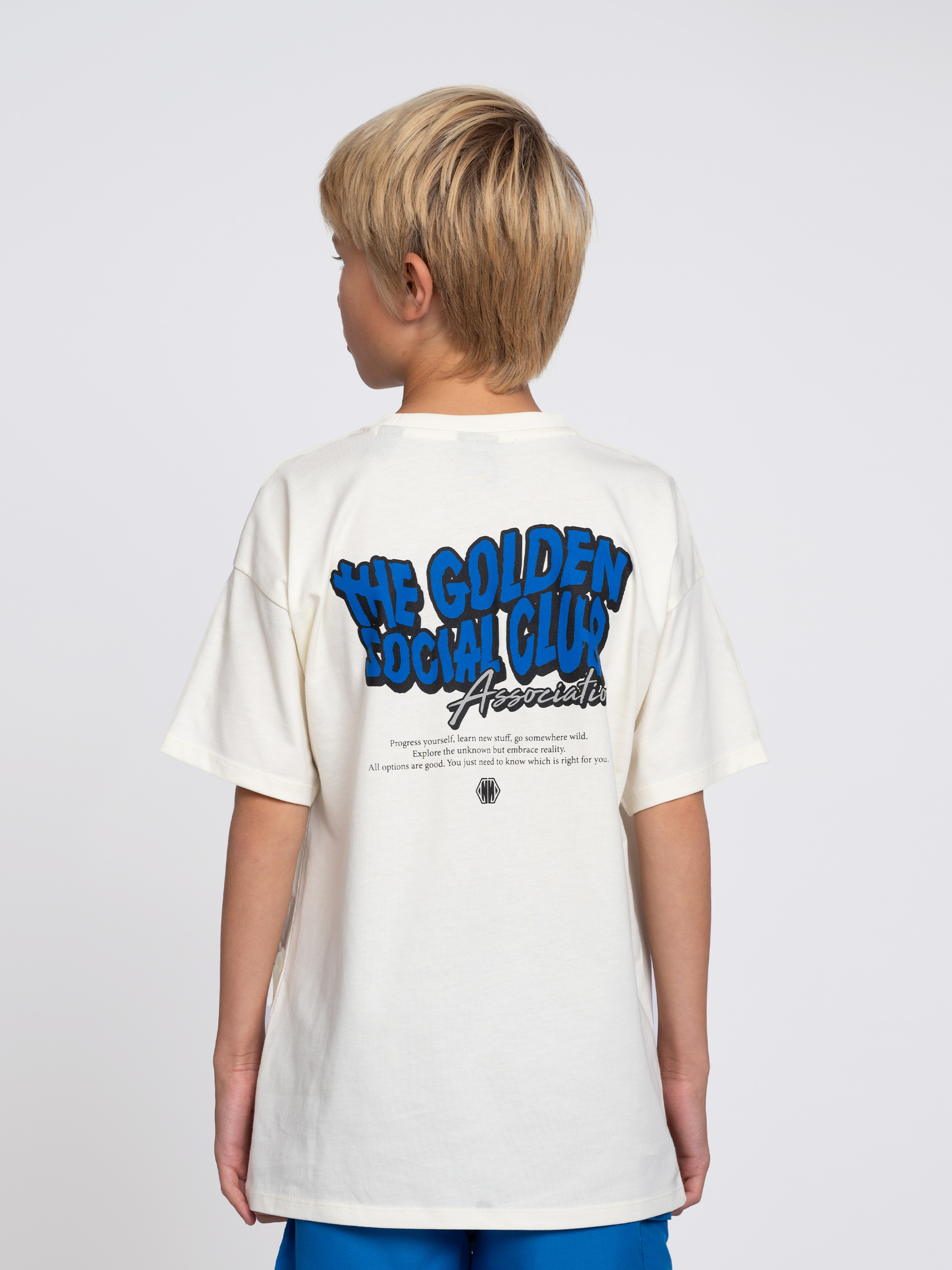 Oversized T-shirt with graphic print on the back