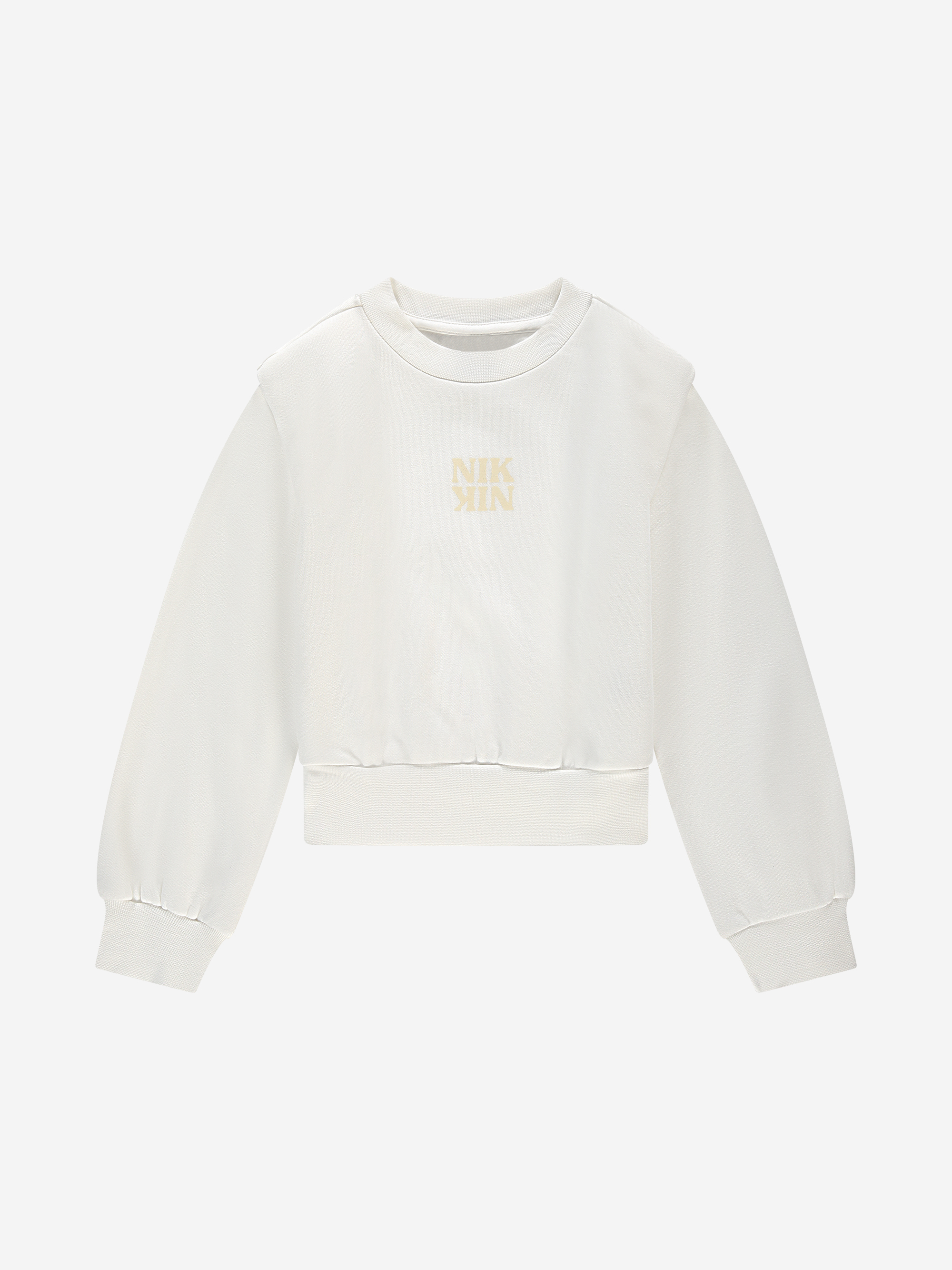 Trui met NIK&NIK logo en quote op achterzijde