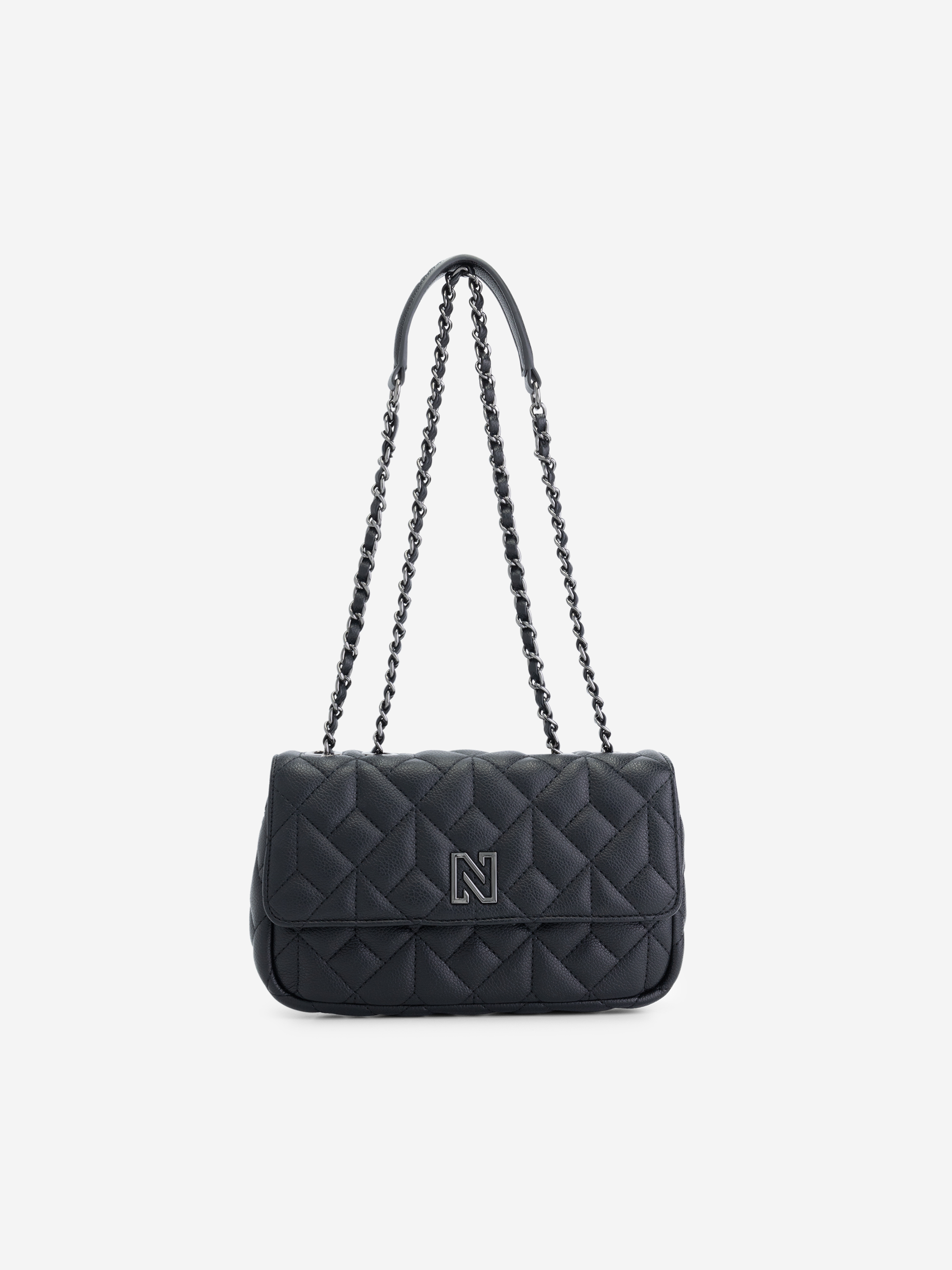Small quilted Shoulderbag with Chain 