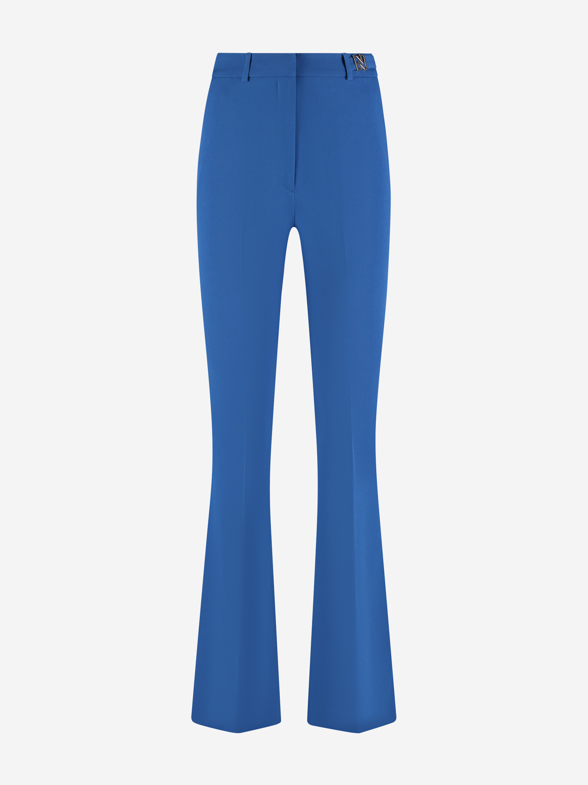 Flared pantalon met hoge taille