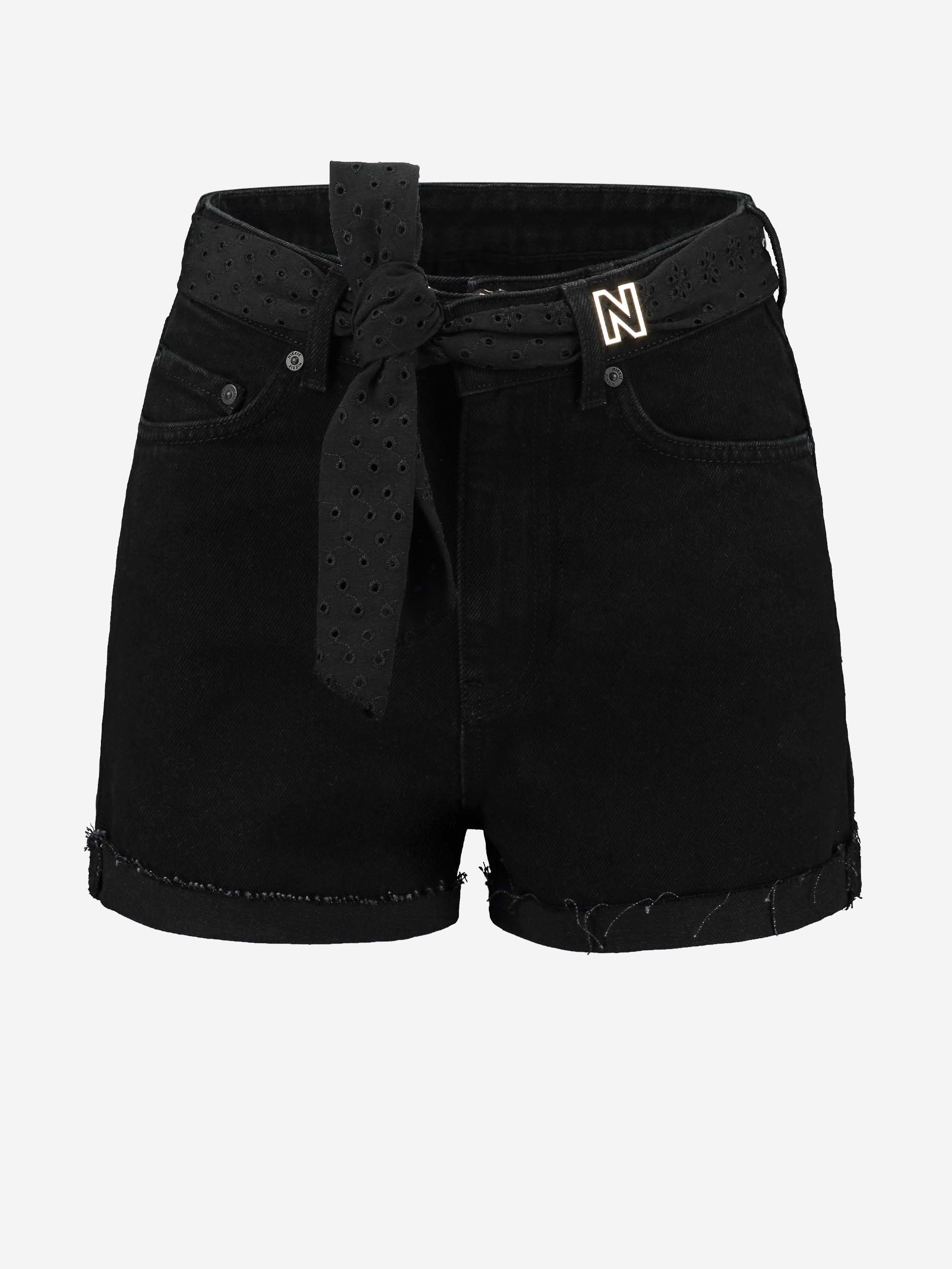 Bobby Black Denim Shorts