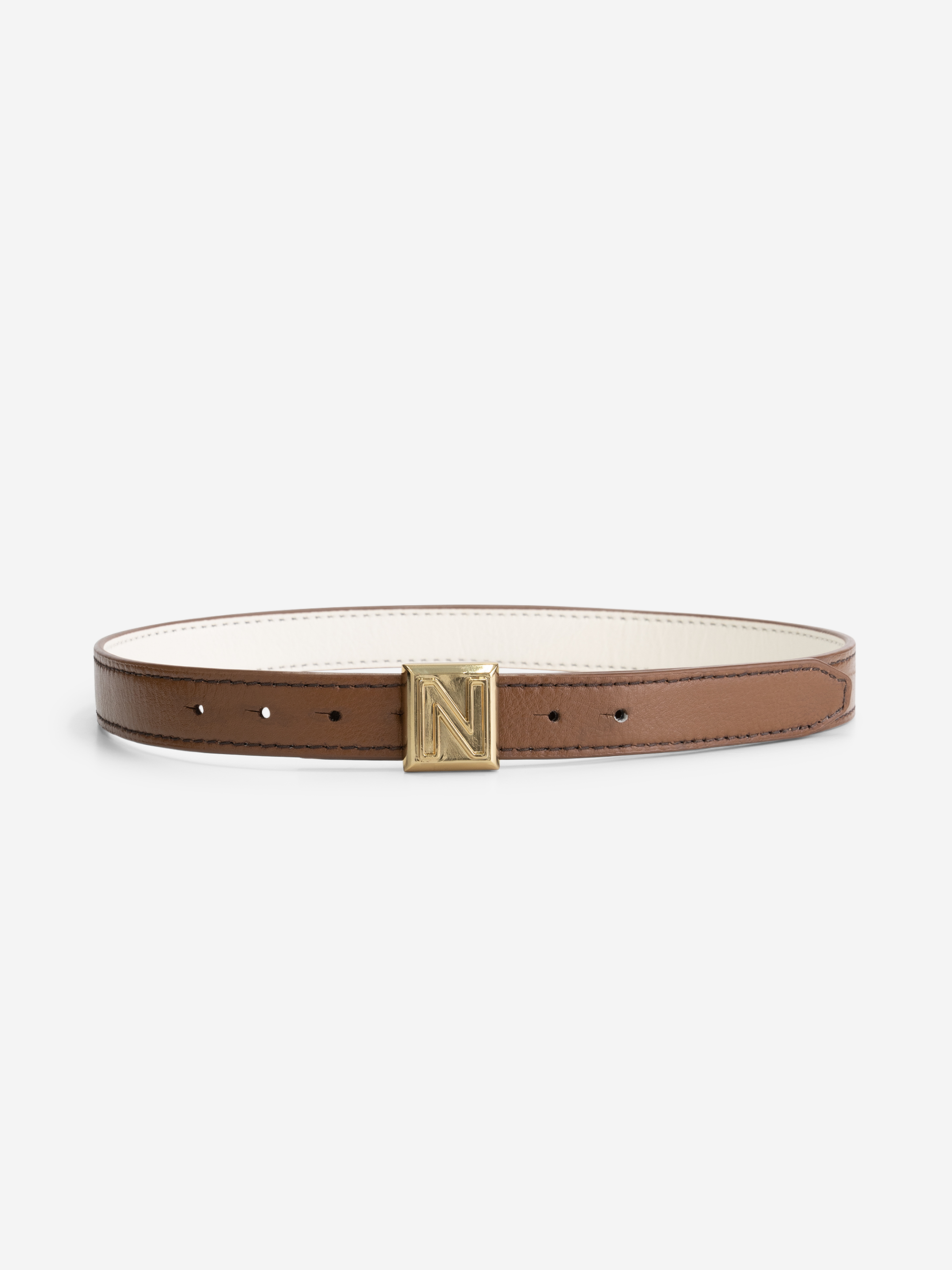 Two-sided leather Waist belt 