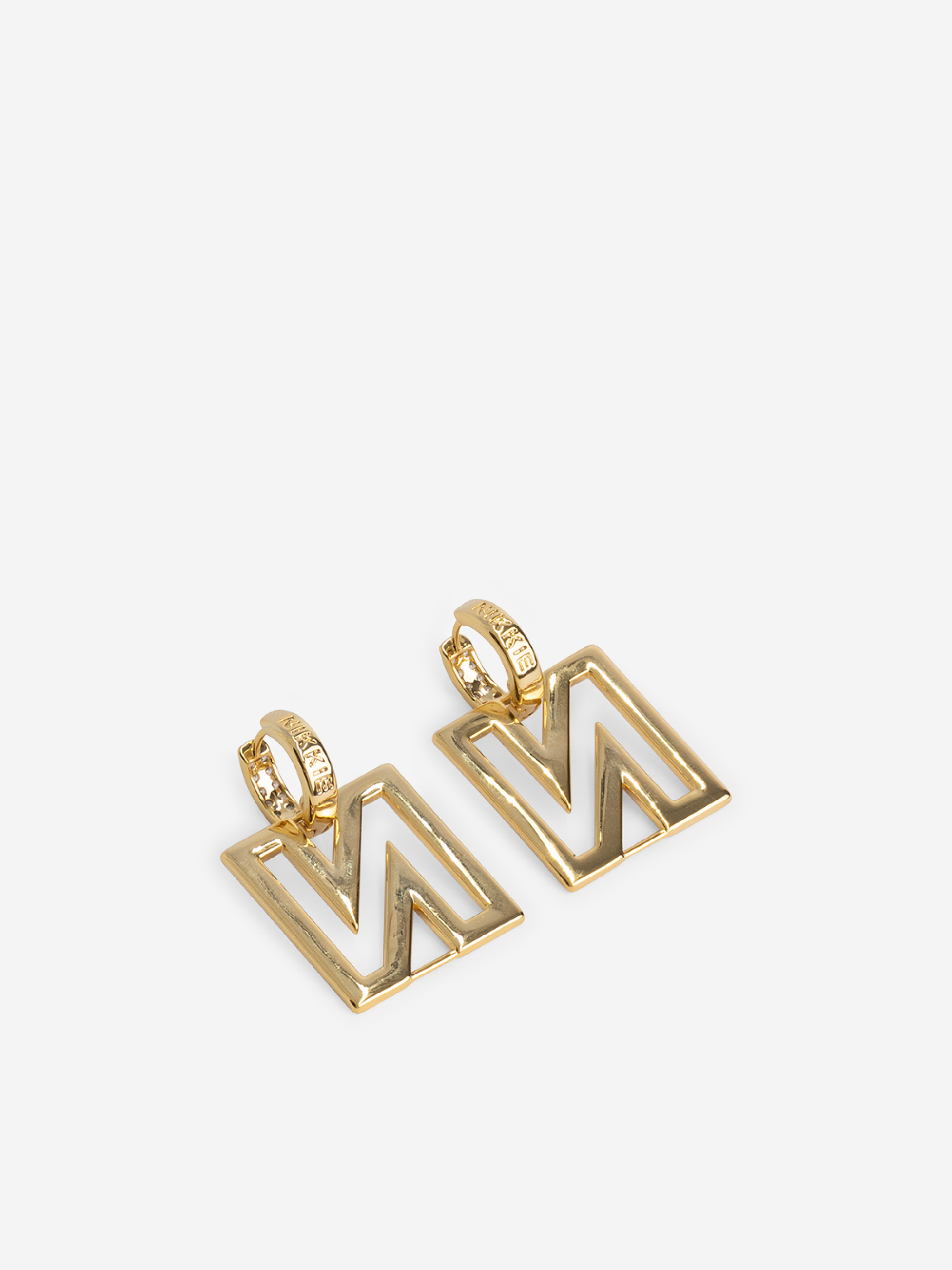 Candy Logo Strass Earrings