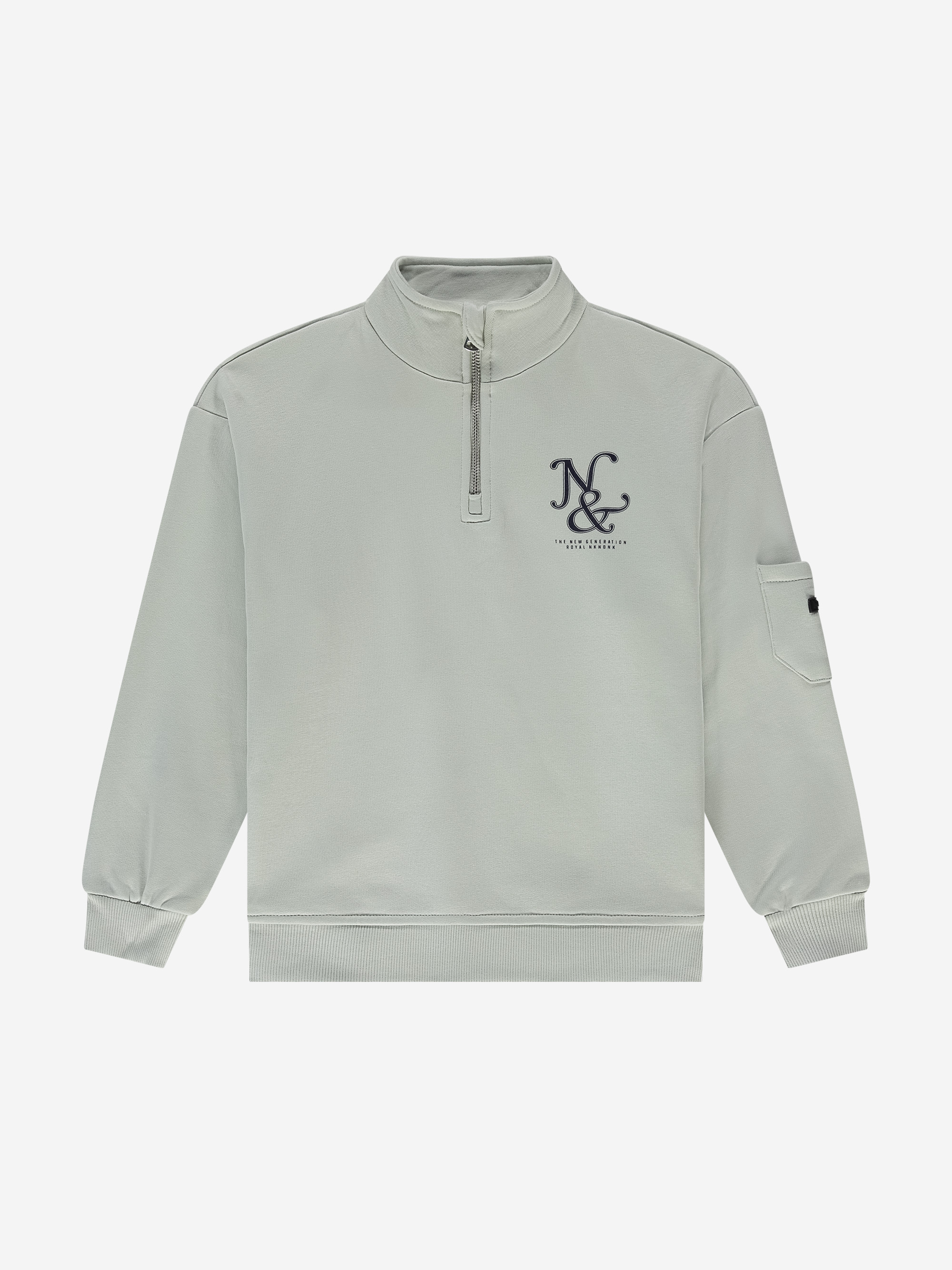 Oversized half zip sweater