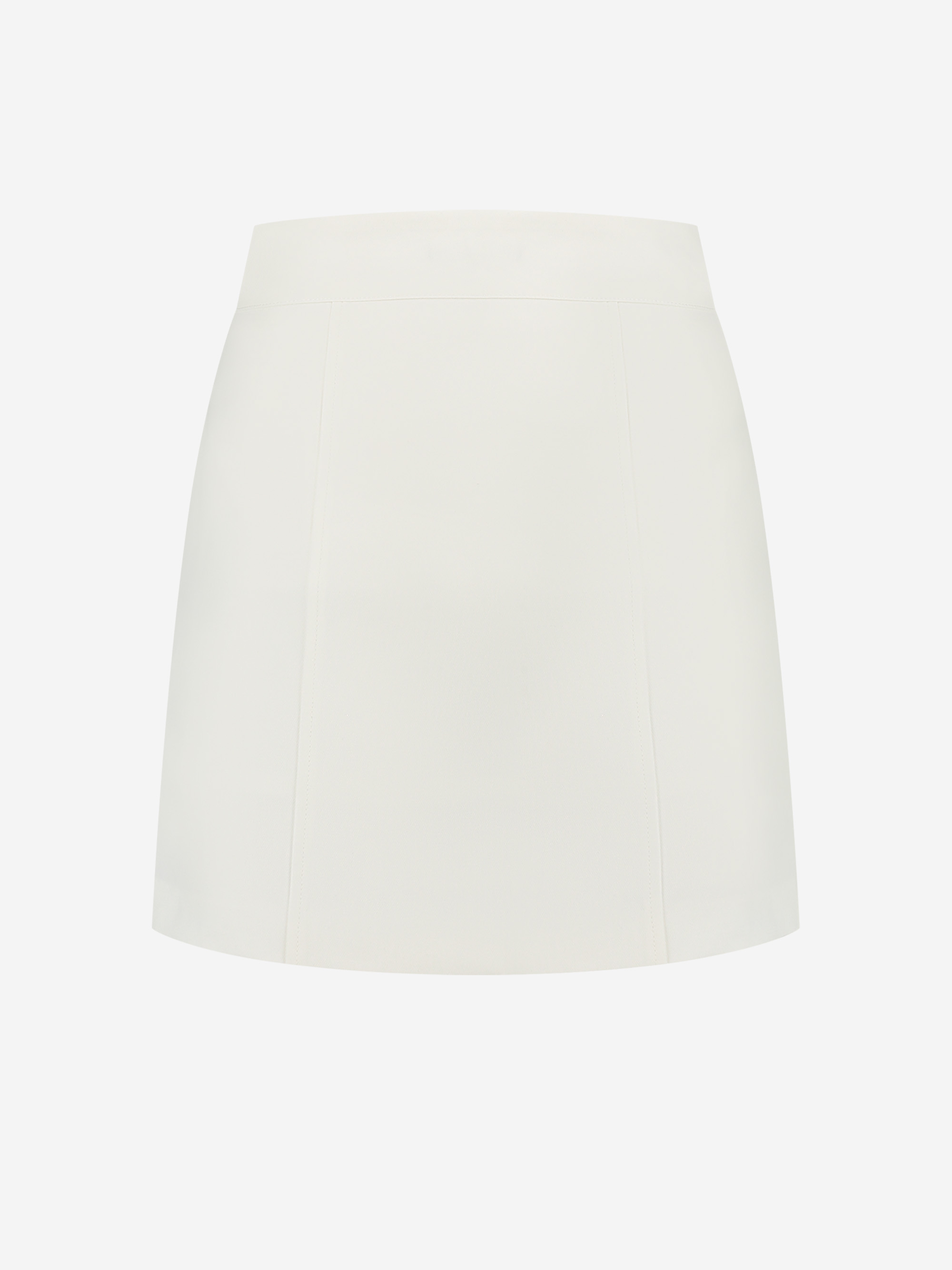 Fitted skirt with split