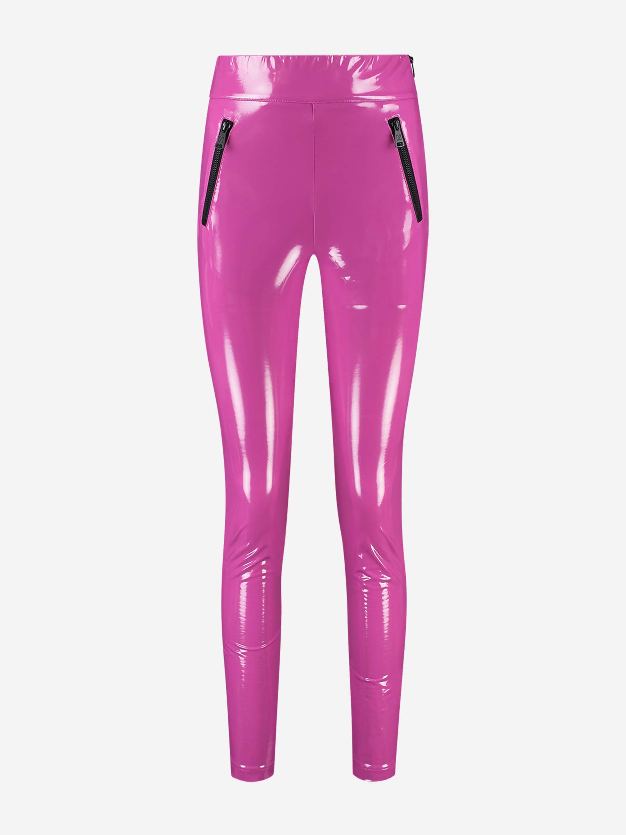 Lacquer Vegan Leather Pants with high rise 