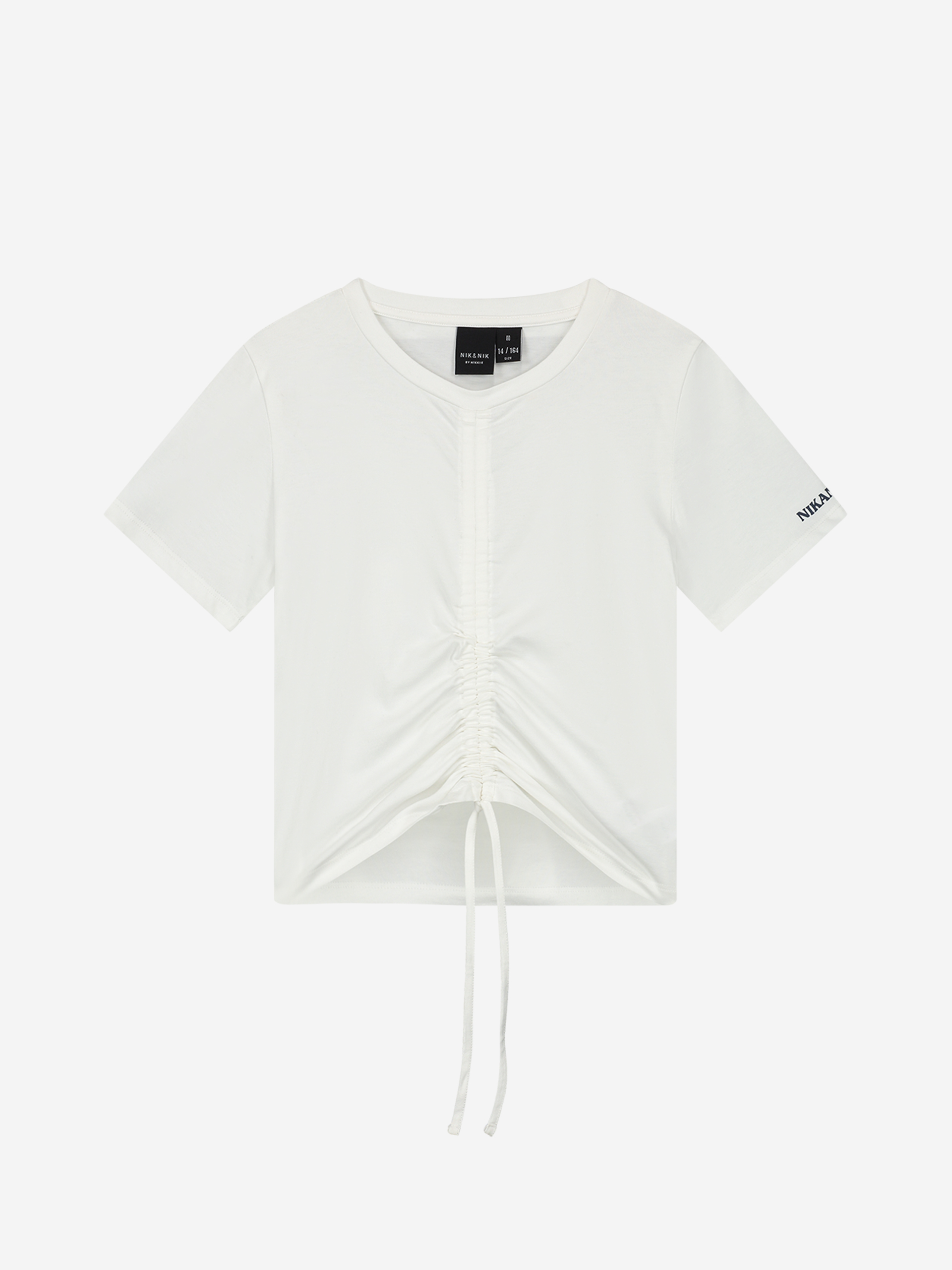 T-shirt with drawstring