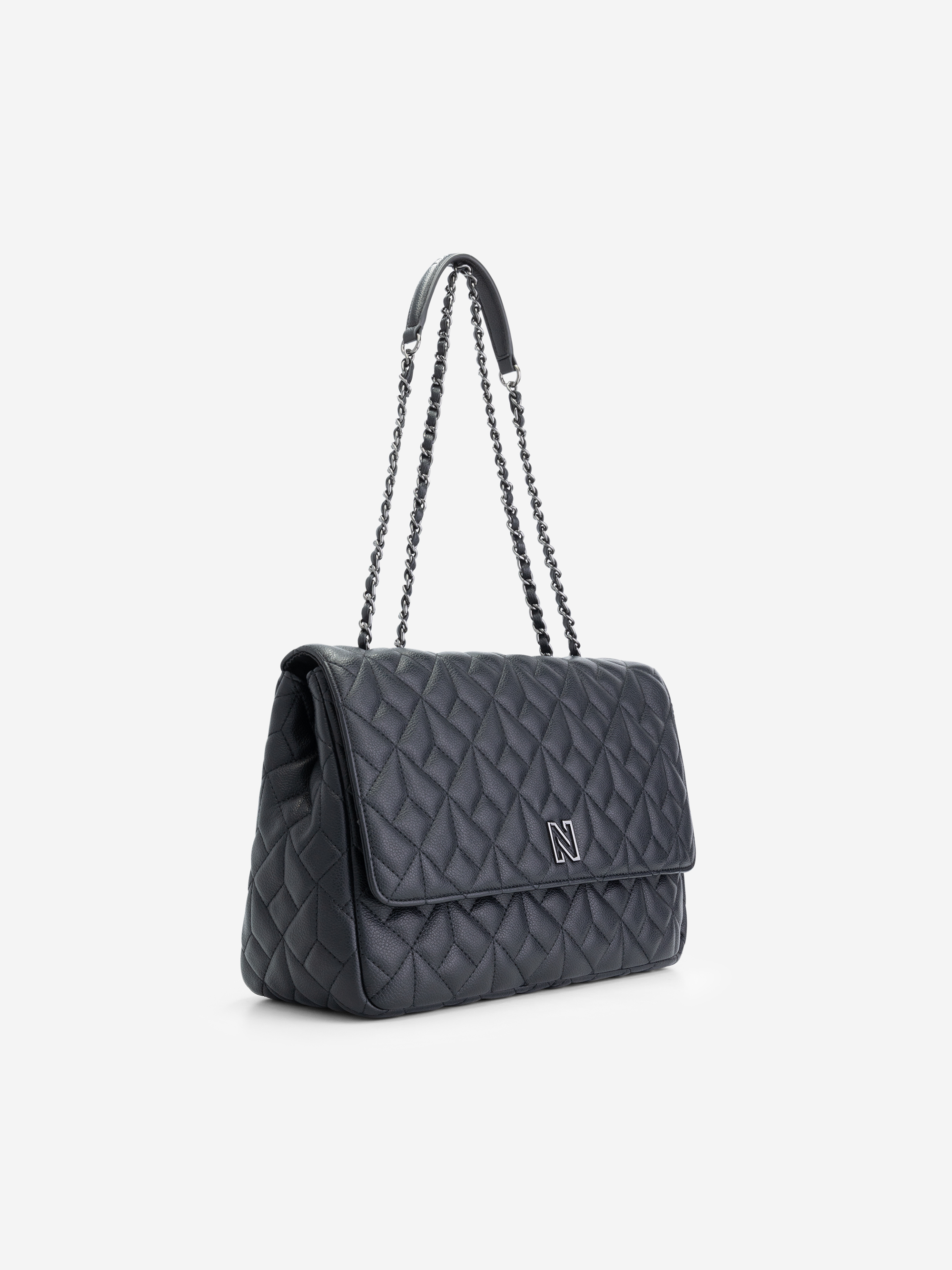 quilted Shoulderbag with Chain 