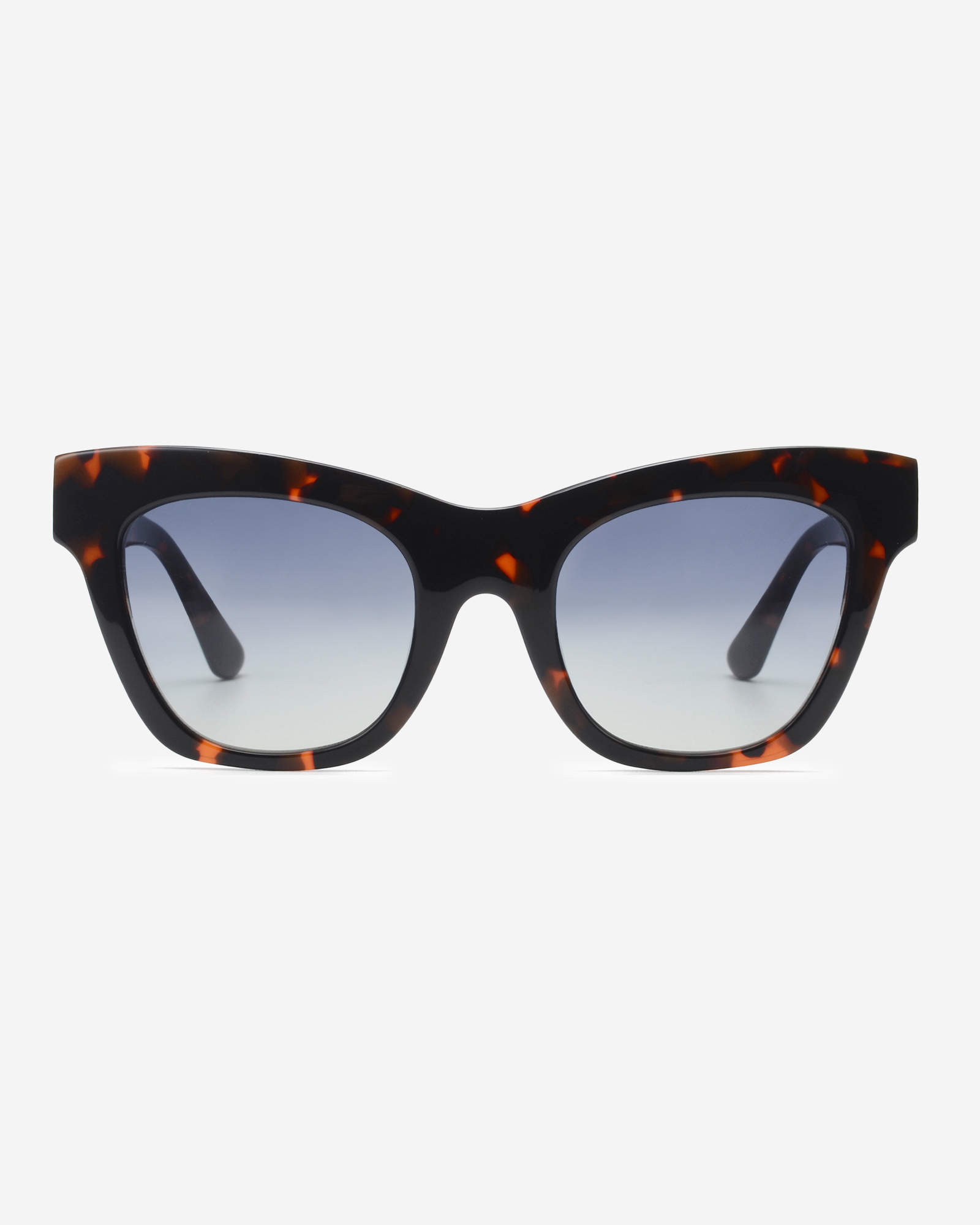 Grove cat-eye zonnebril met acetaat montuur 