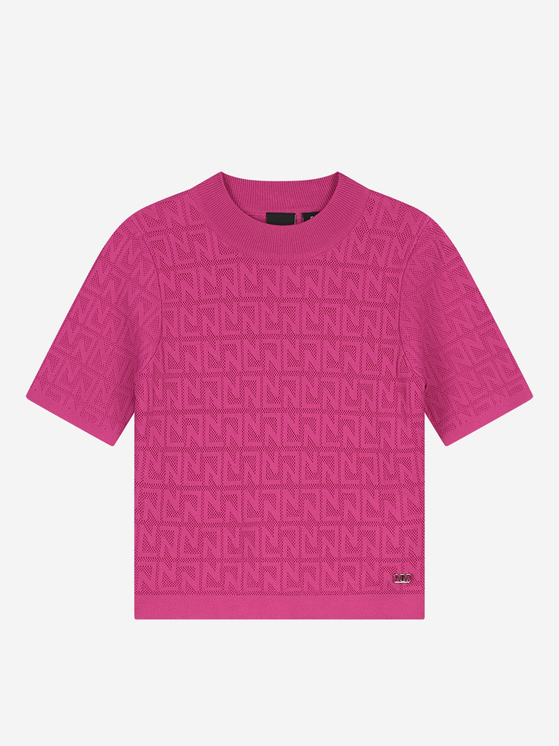 Fitted top with N&N all-over print