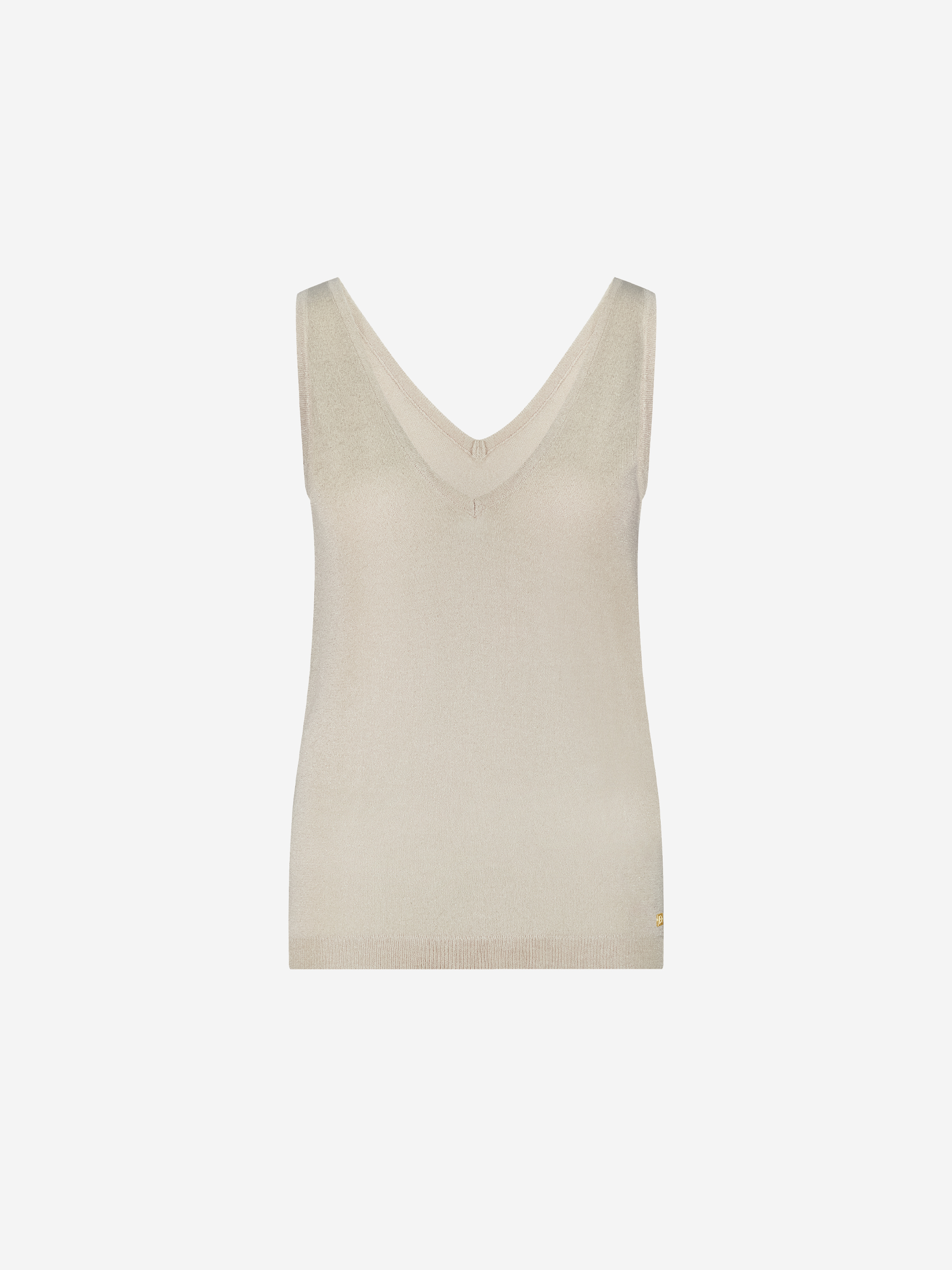 Loose top with glitter thread