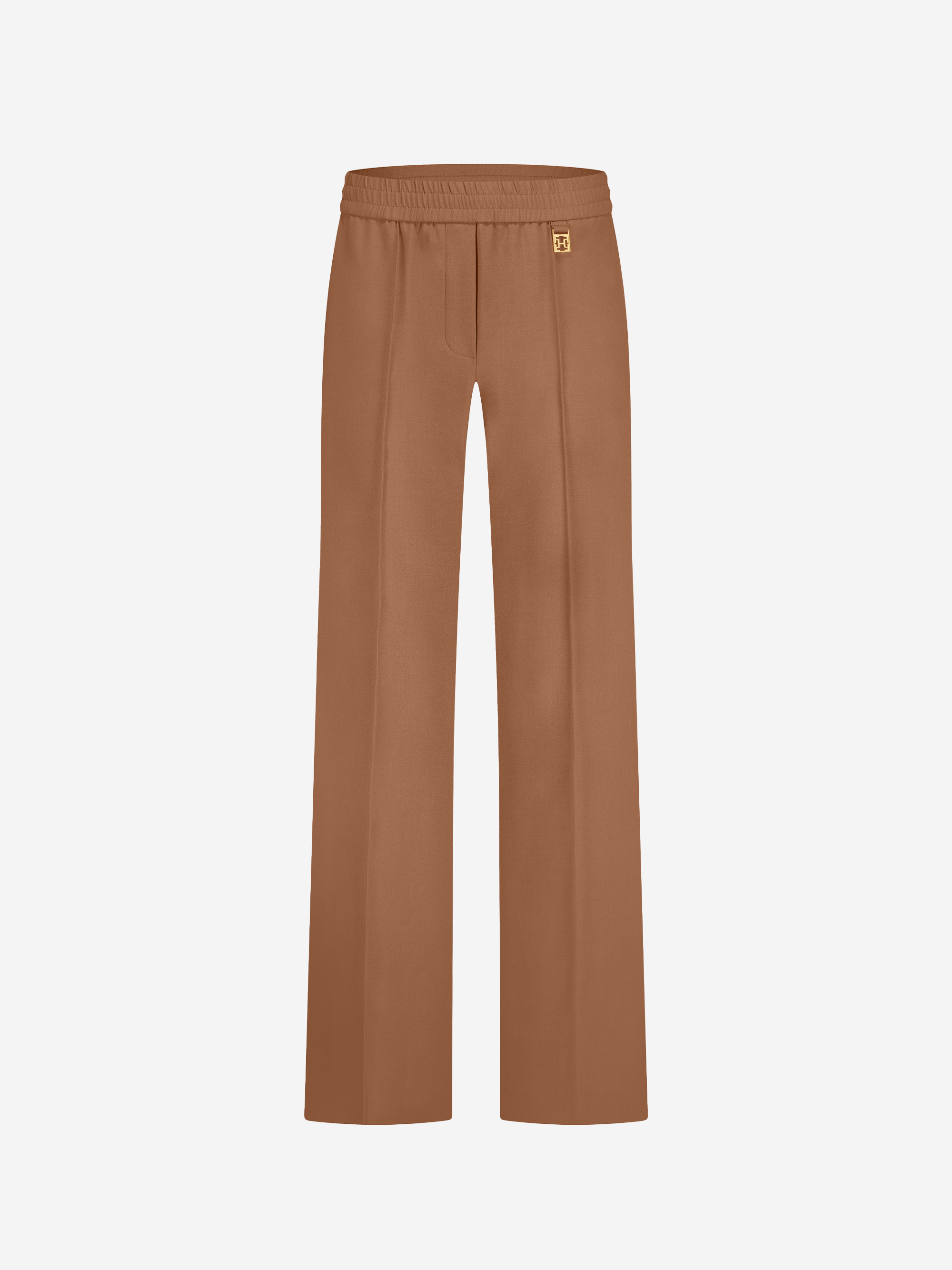 Luchtige broek met elastische tailleband 
