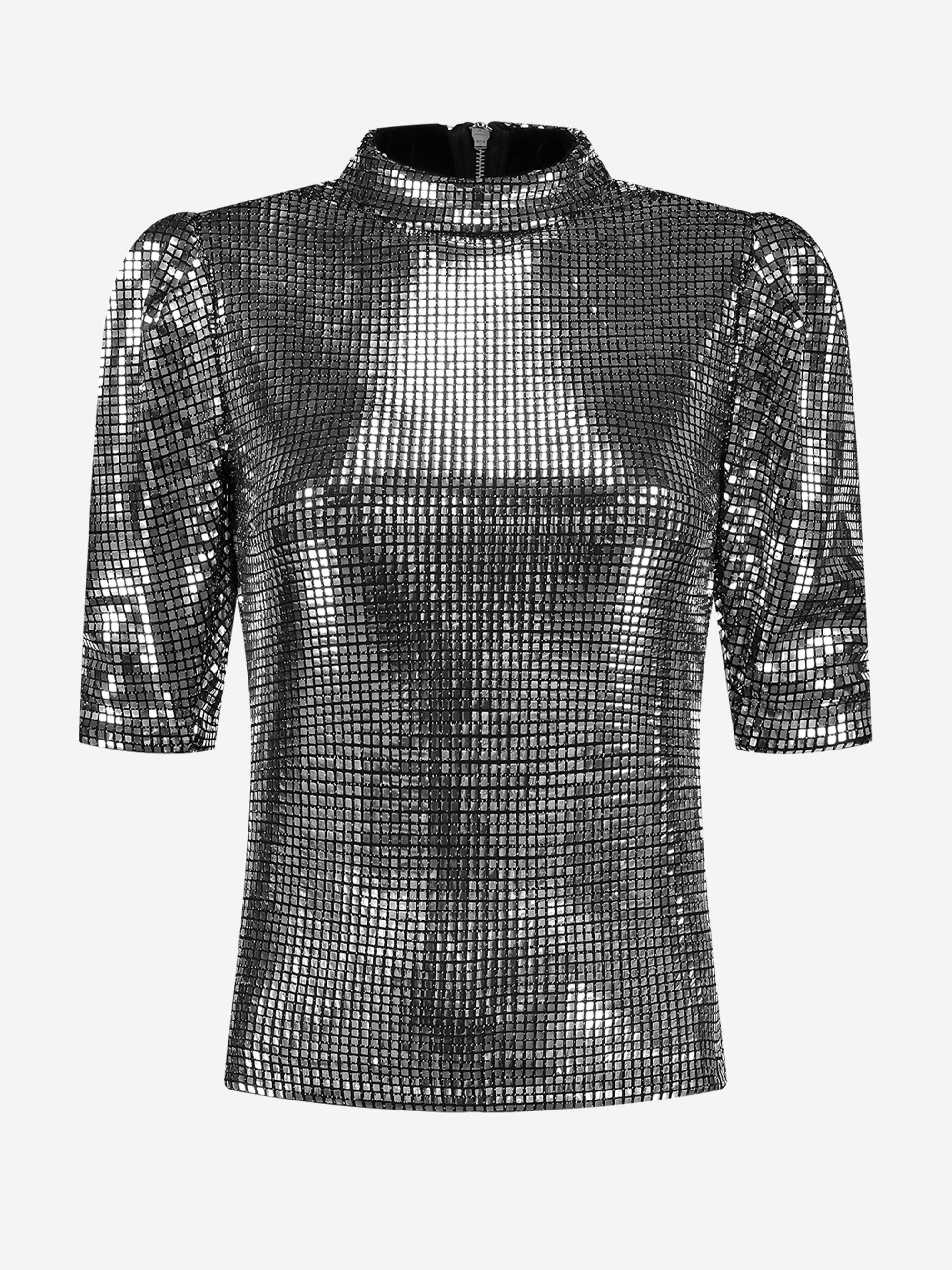 All-over sequins top 
