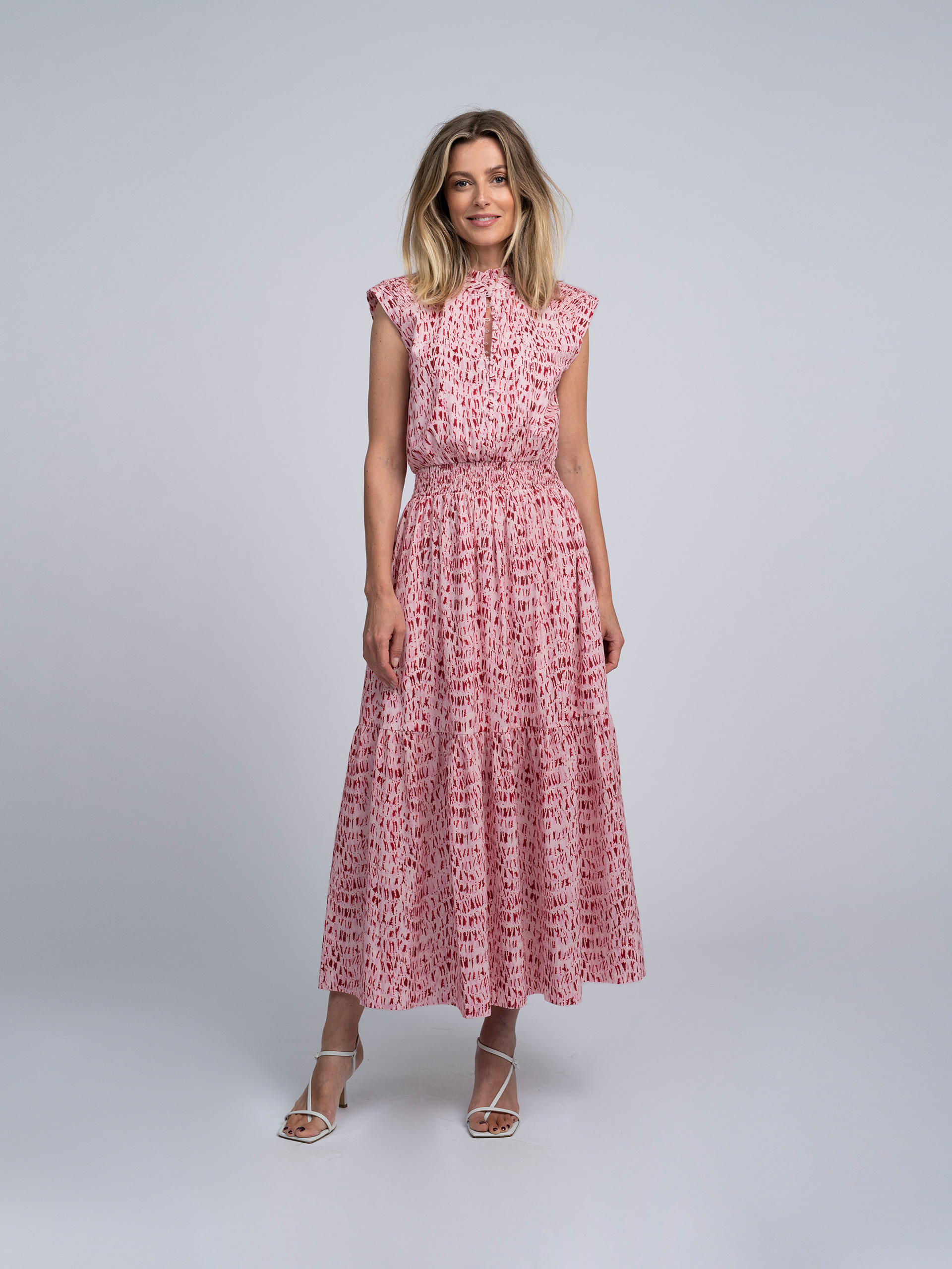 Riso Long Dress Printed