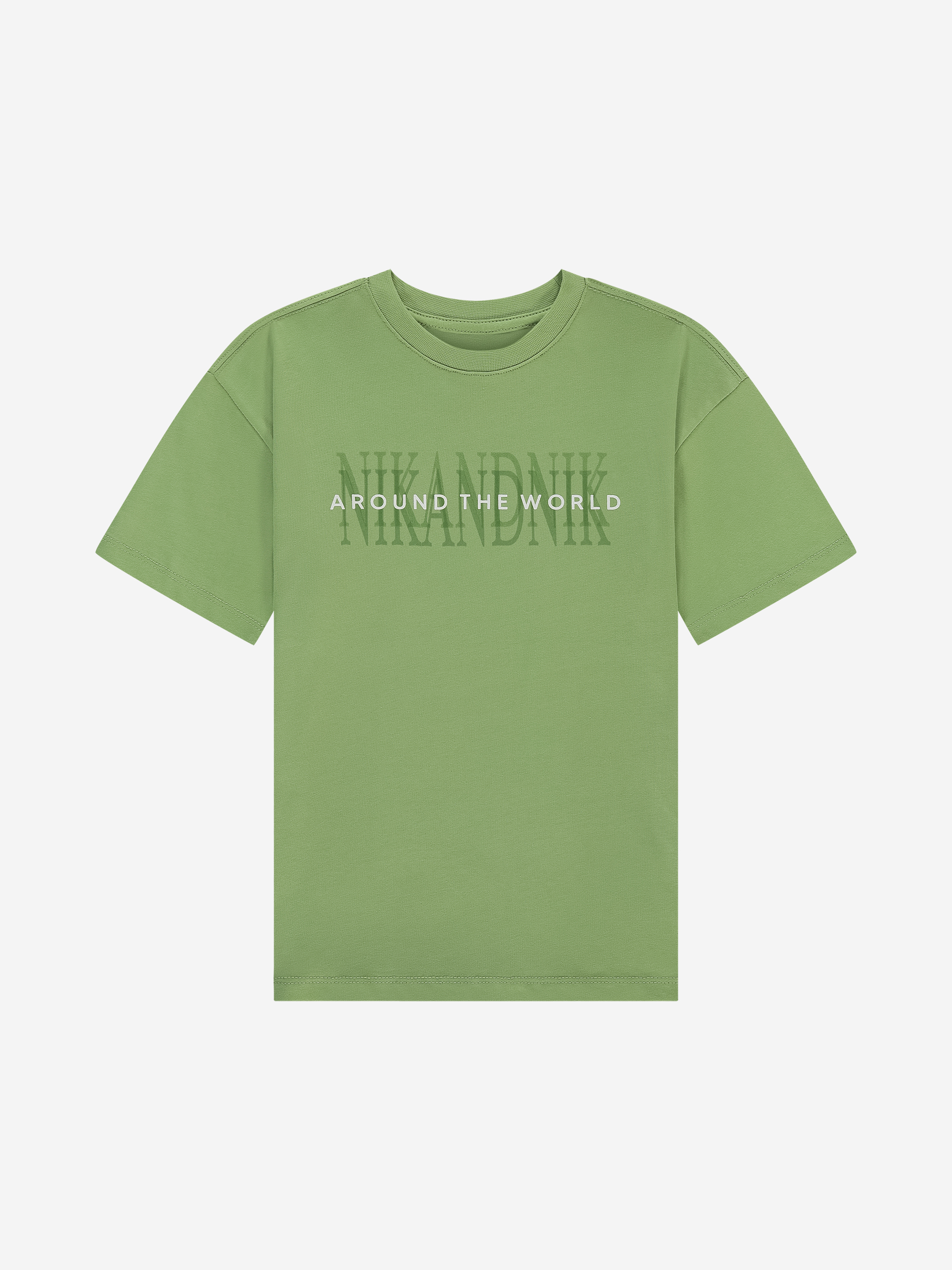 T-shirt with NIK&NIK logo and print on the back