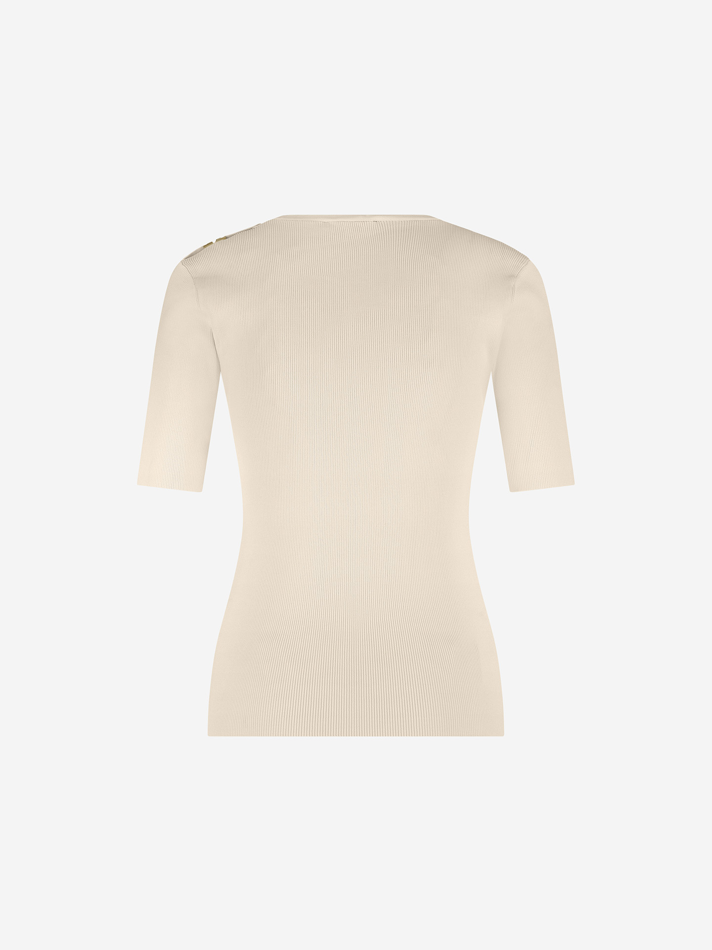 Ribbed top with logo detail