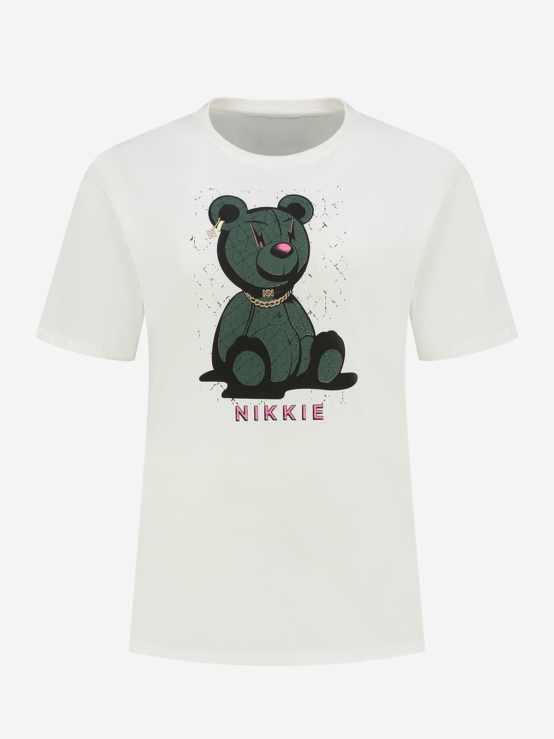T-shirt met NIKKIE teddybeer