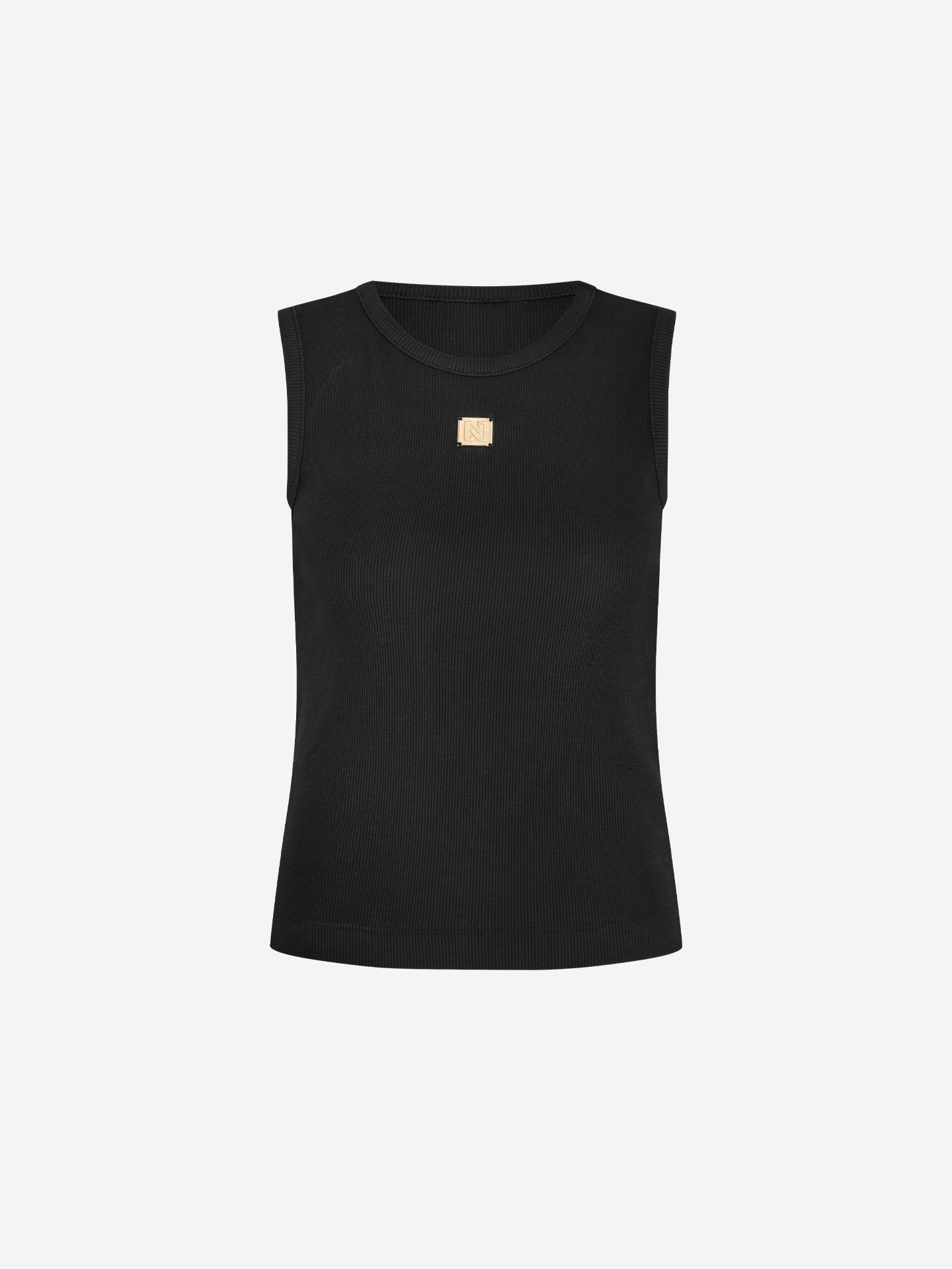Ribbed basic top