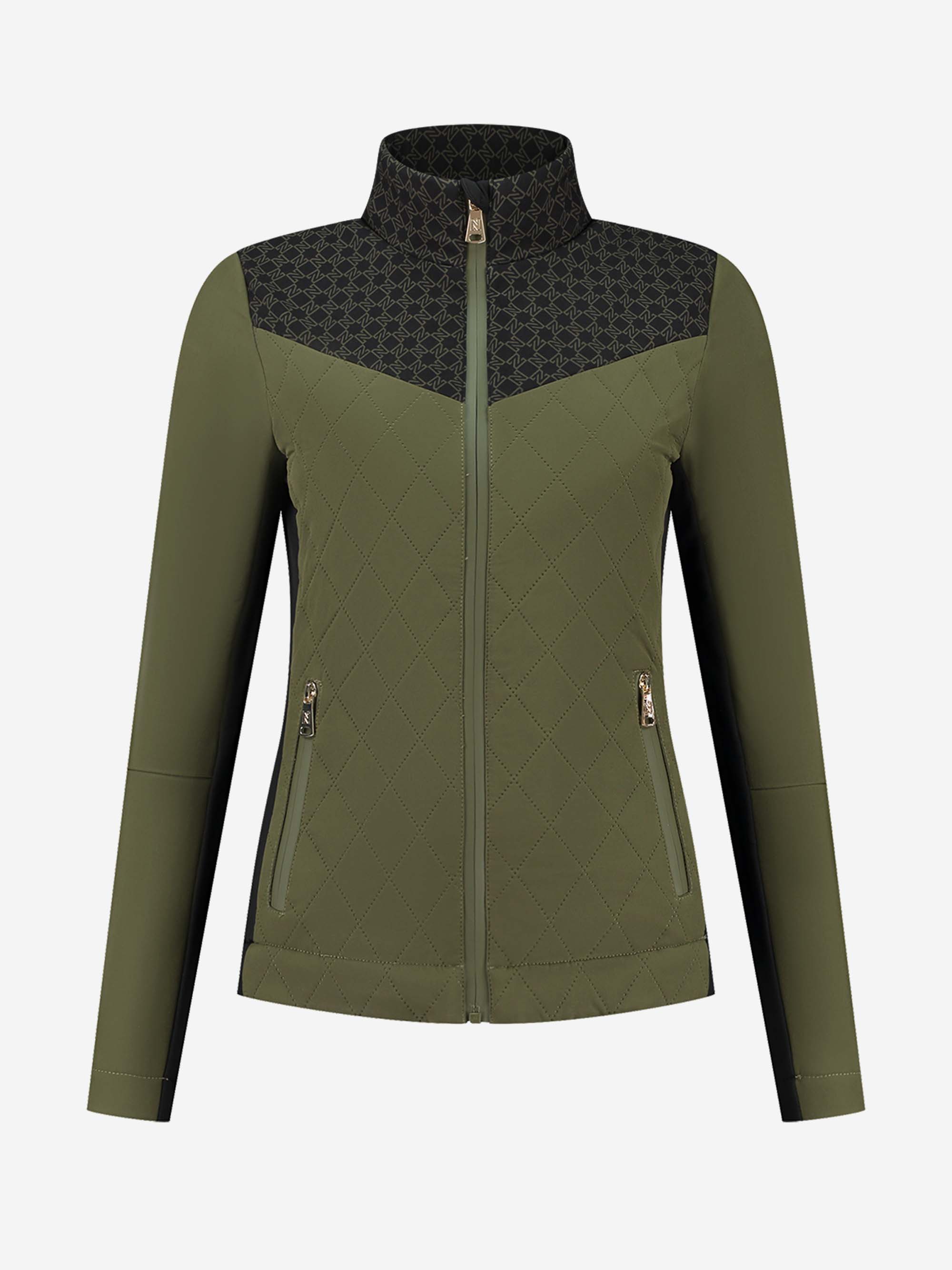 Softshell paardrijjas met N monogram 