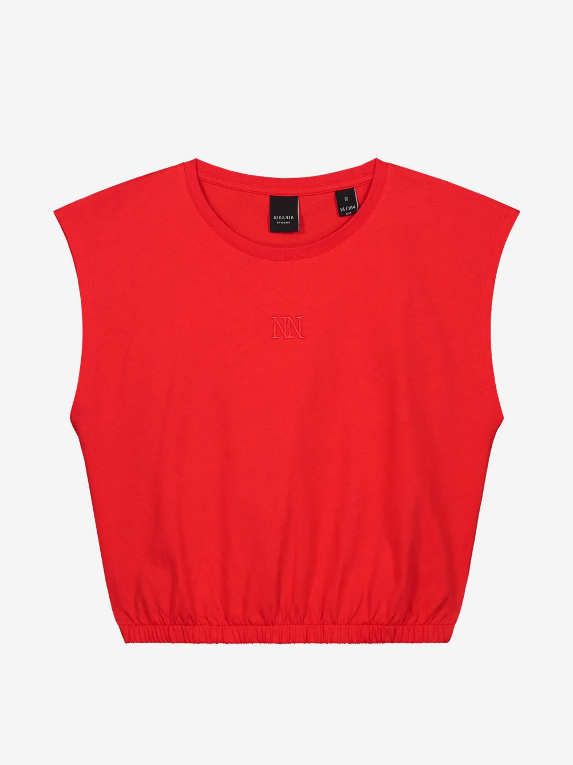 Cropped T-shirt with logo