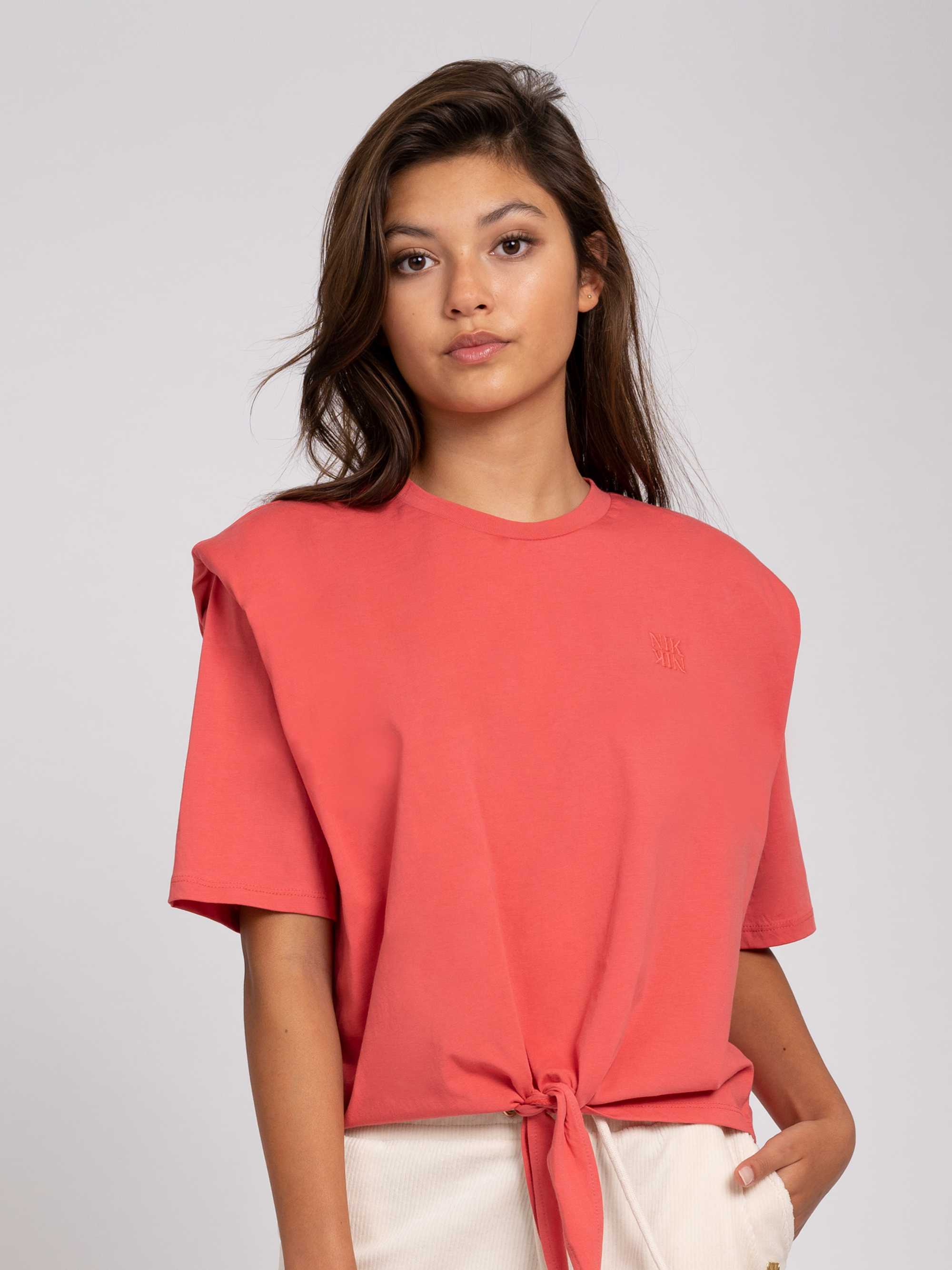 Padded Shoulder T-Shirt